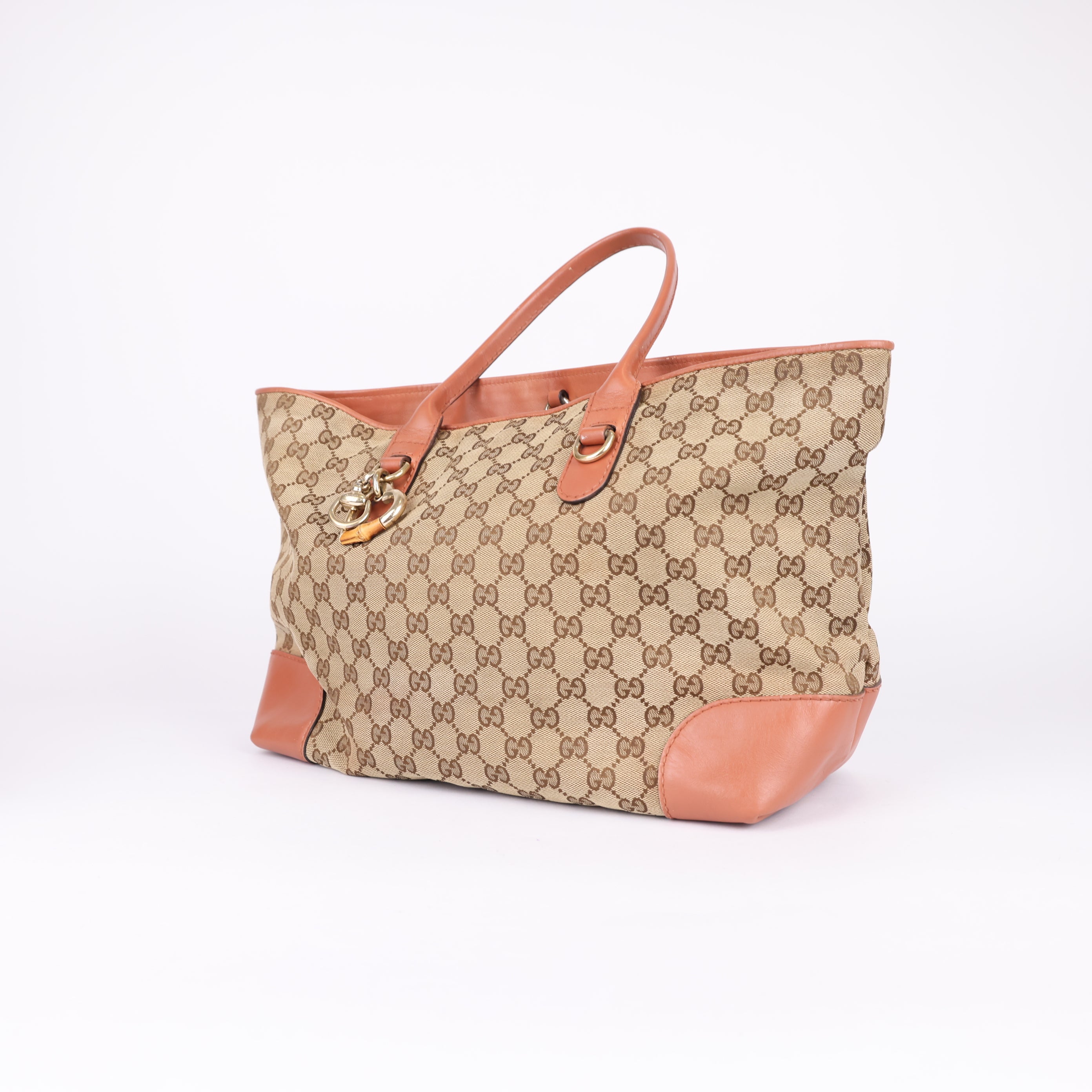 Gucci GG Canvas Heart satchel- Pre Owned