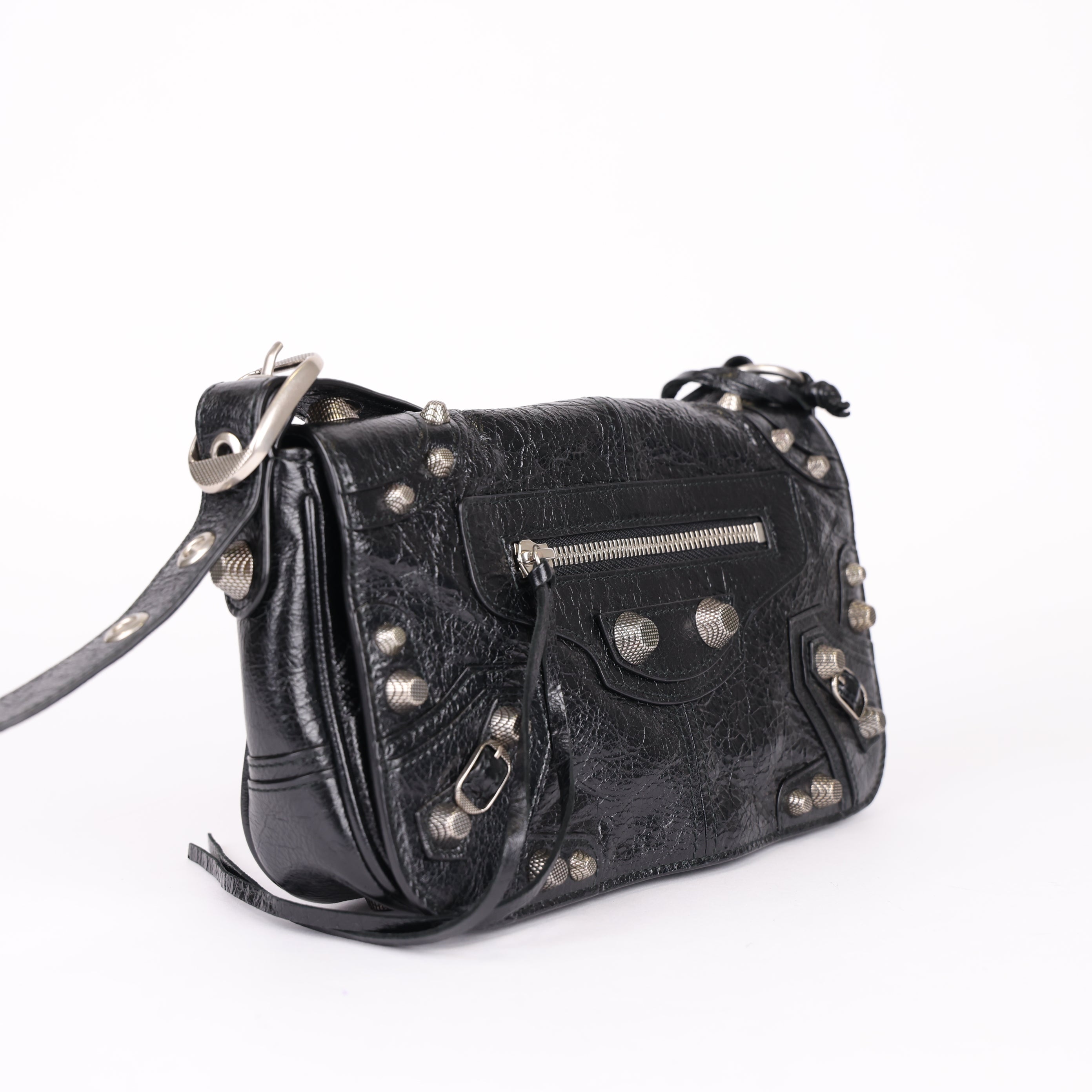 BALENCIAGA XS Le Cagole Piercing Messenger Bag- Pre Owned