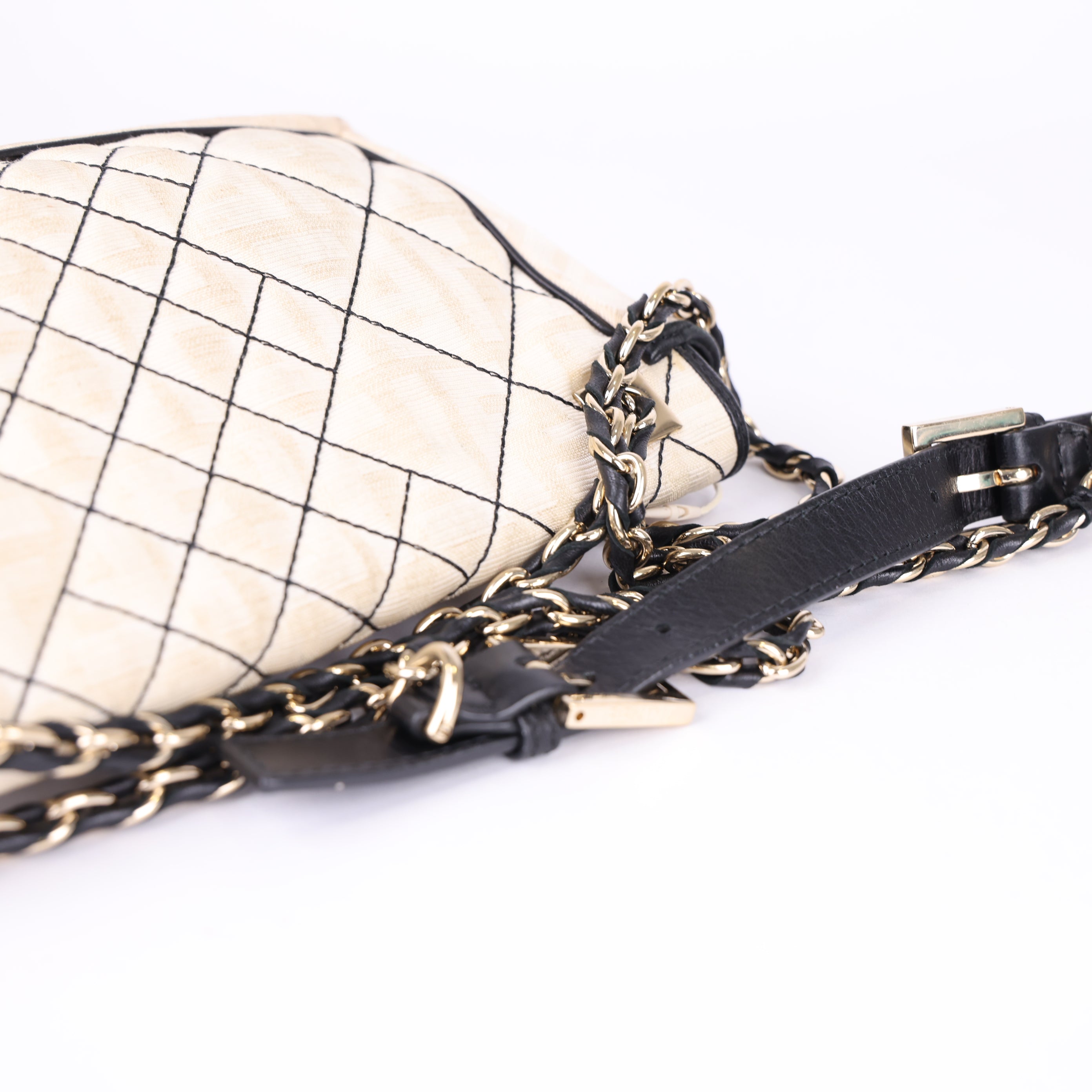 Fendi Baguette leather handbag Black- Pre Owned