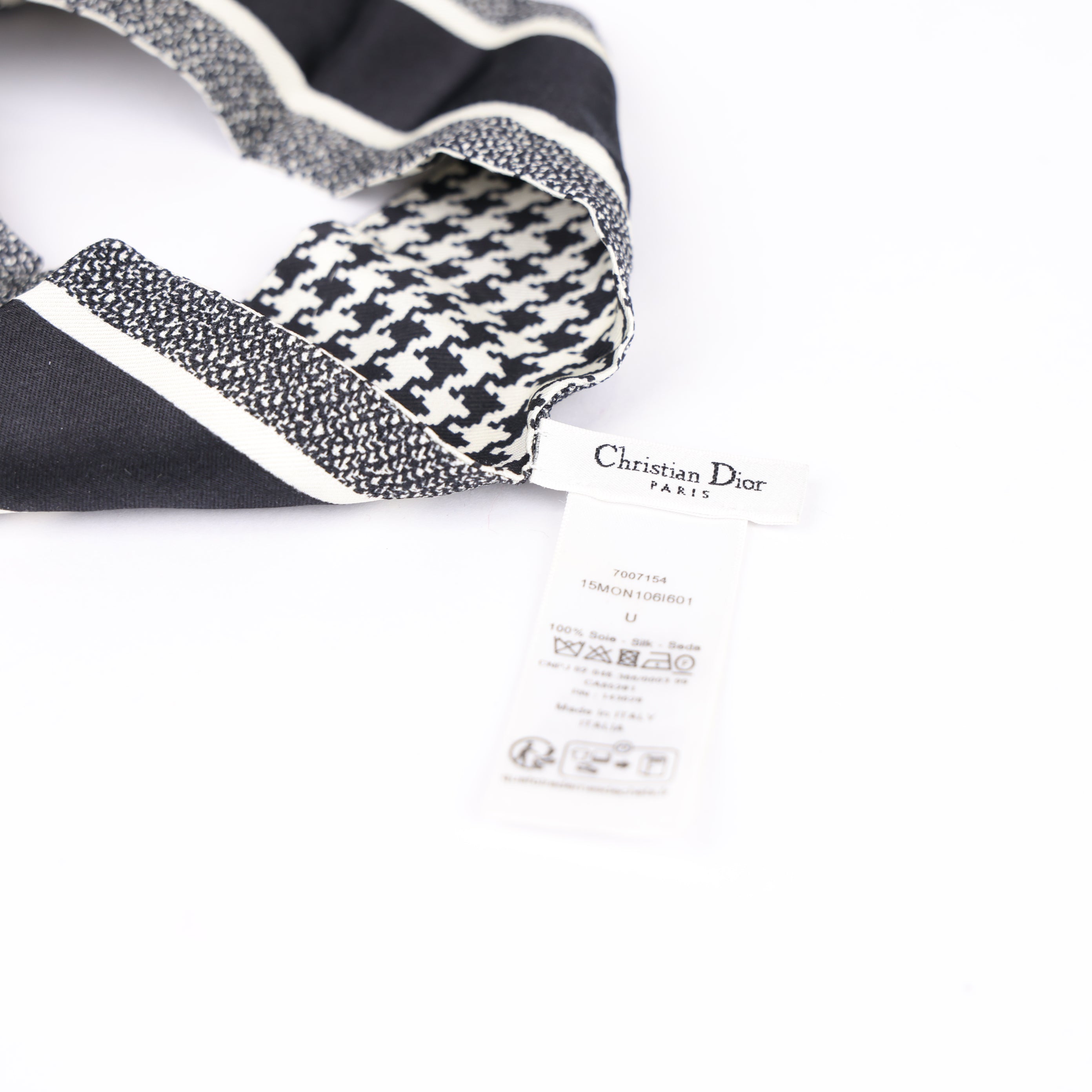 PRE OWNED- Dior Mitzah Toile de Jouy silk choker