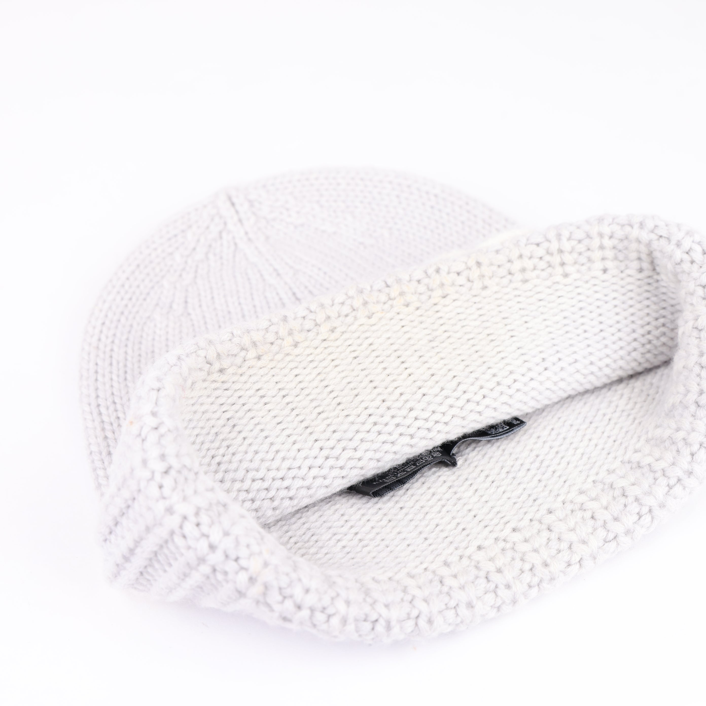 Chanel 22K Grey Cashmere CC Beanie- Pre Owned