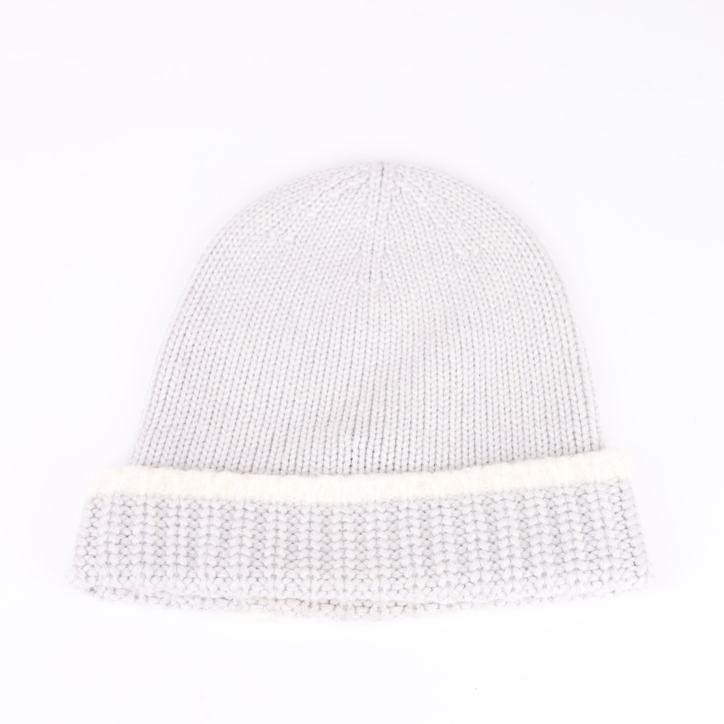 Chanel 22K Grey Cashmere CC Beanie- Pre Owned