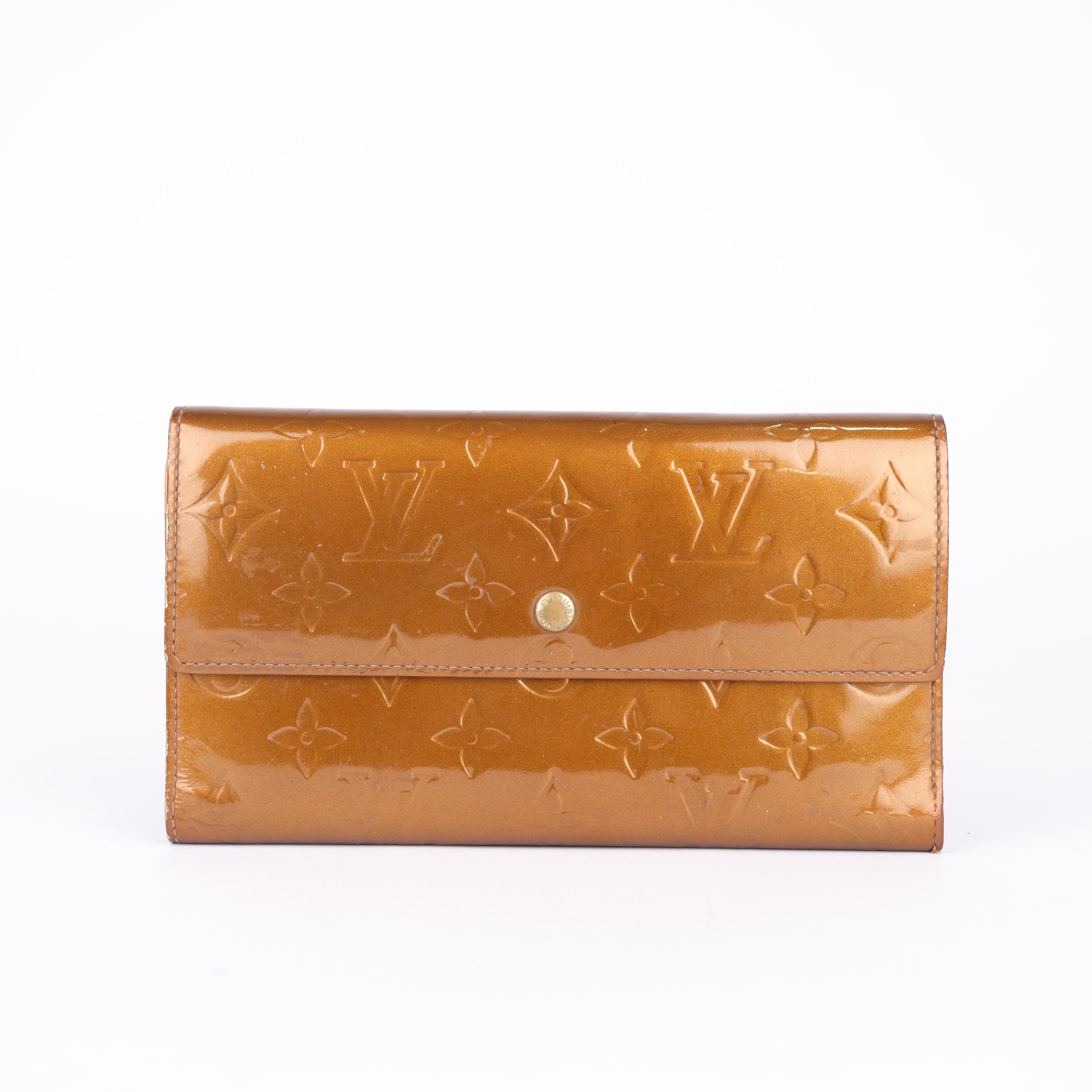 J0772 Louis Vuitton Monogram Vernis Wallet - Pre Owned
