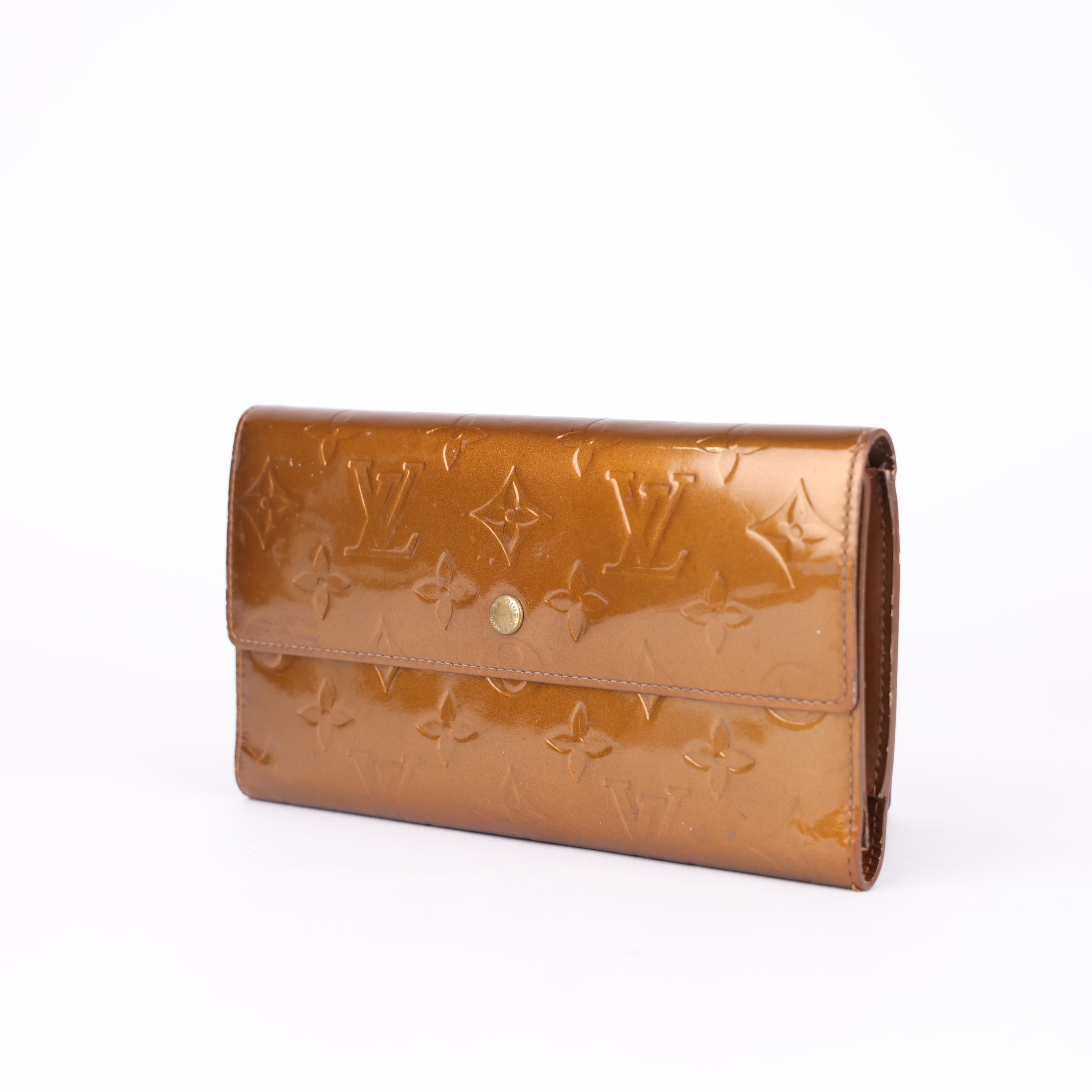 J0772 Louis Vuitton Monogram Vernis Wallet - Pre Owned