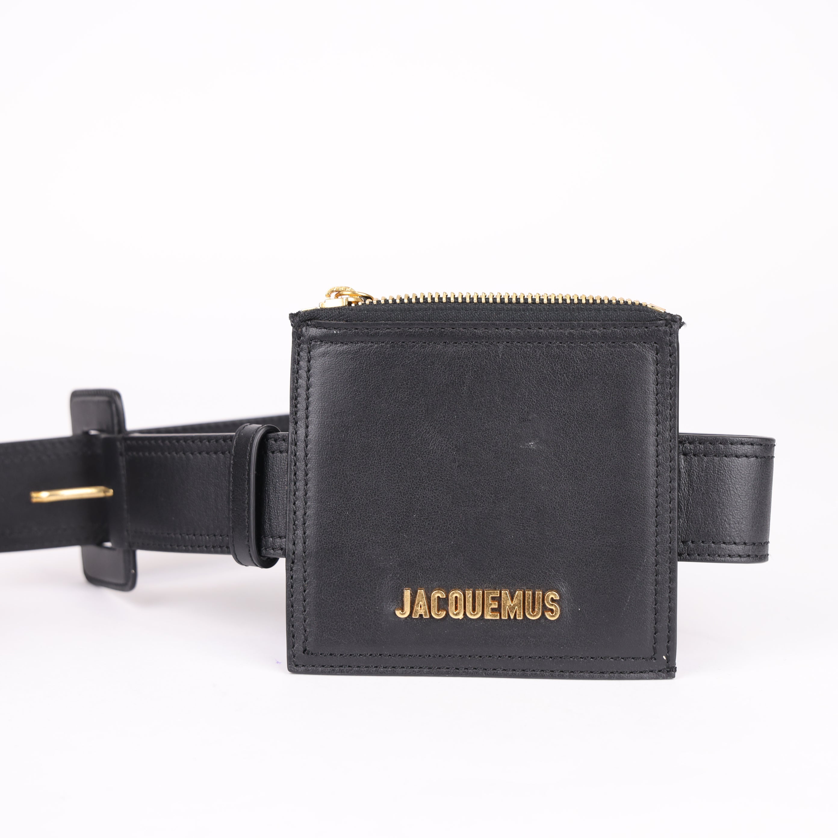 Jacquemus La Ceinture Carre Belt Black - Pre Owned