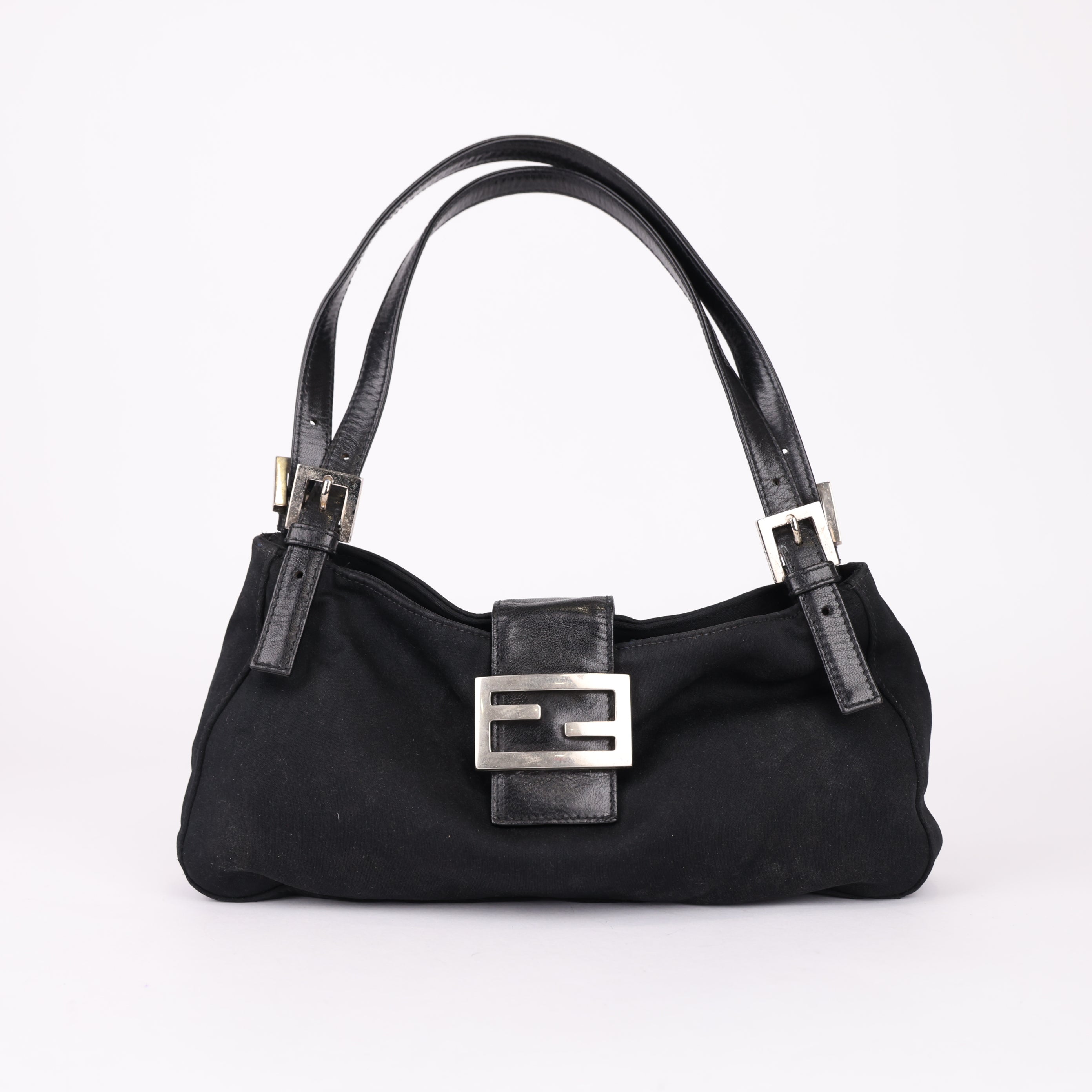 FENDI Mamma Baguette black Shoulder Bag - Pre Owned