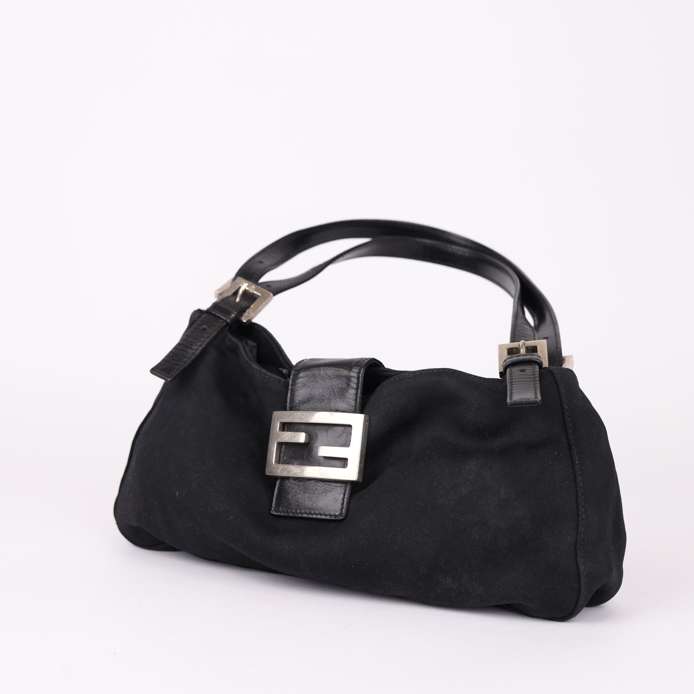 FENDI Mamma Baguette black Shoulder Bag - Pre Owned