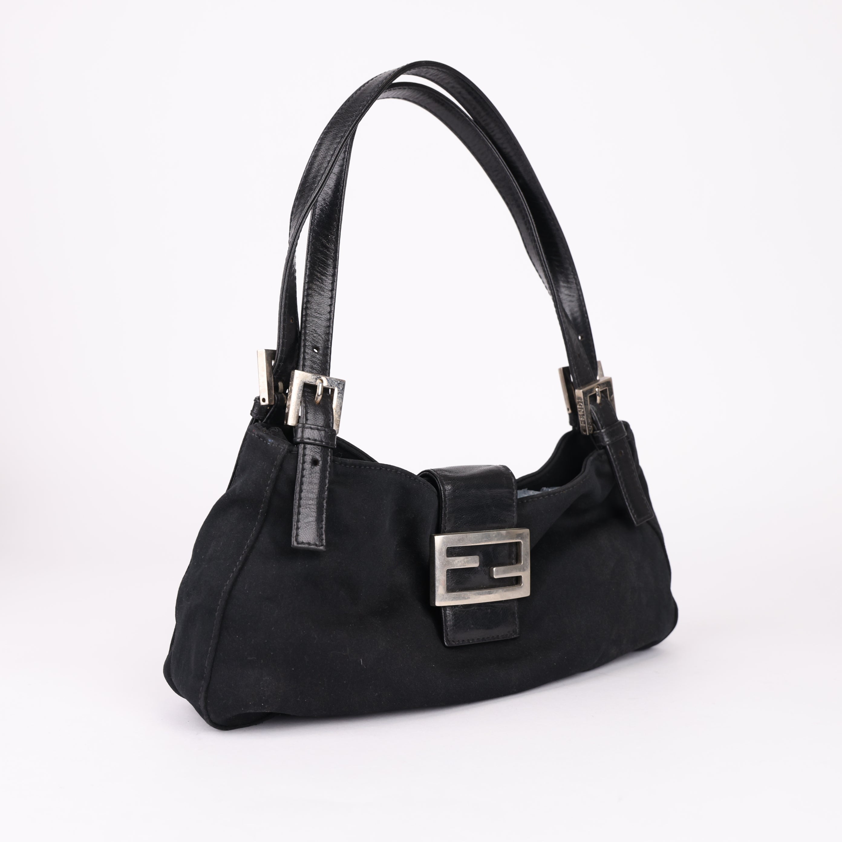 FENDI Mamma Baguette black Shoulder Bag - Pre Owned