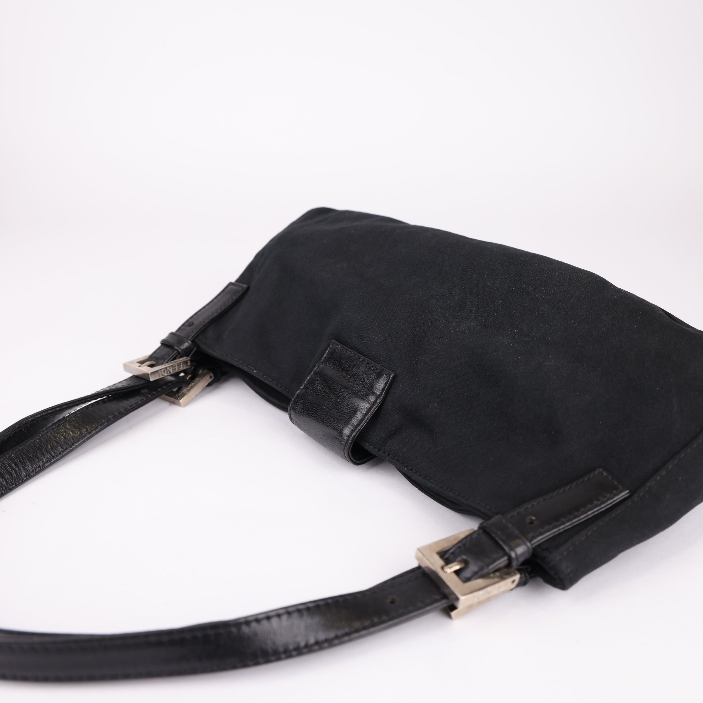 FENDI Mamma Baguette black Shoulder Bag - Pre Owned