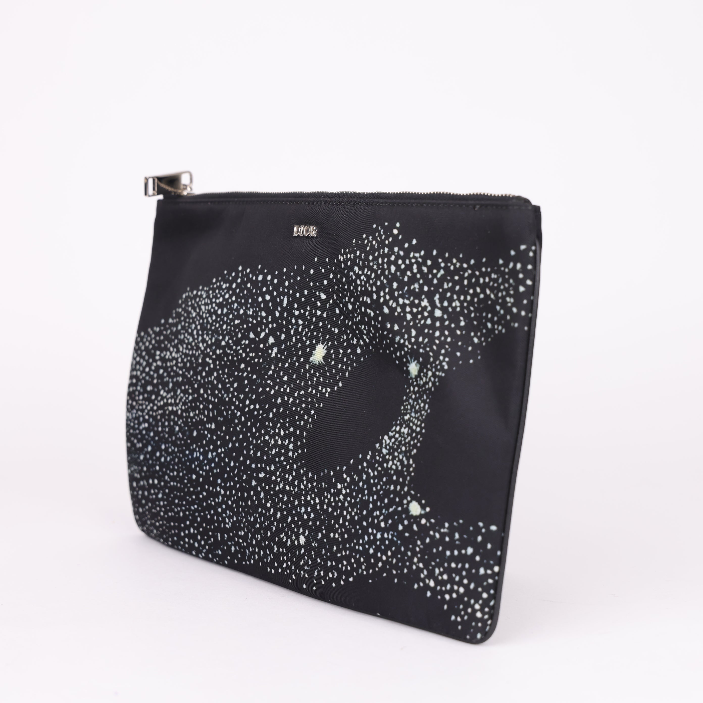 J0794 Dior Galaxy Print Clutch Bag - Pre Owned