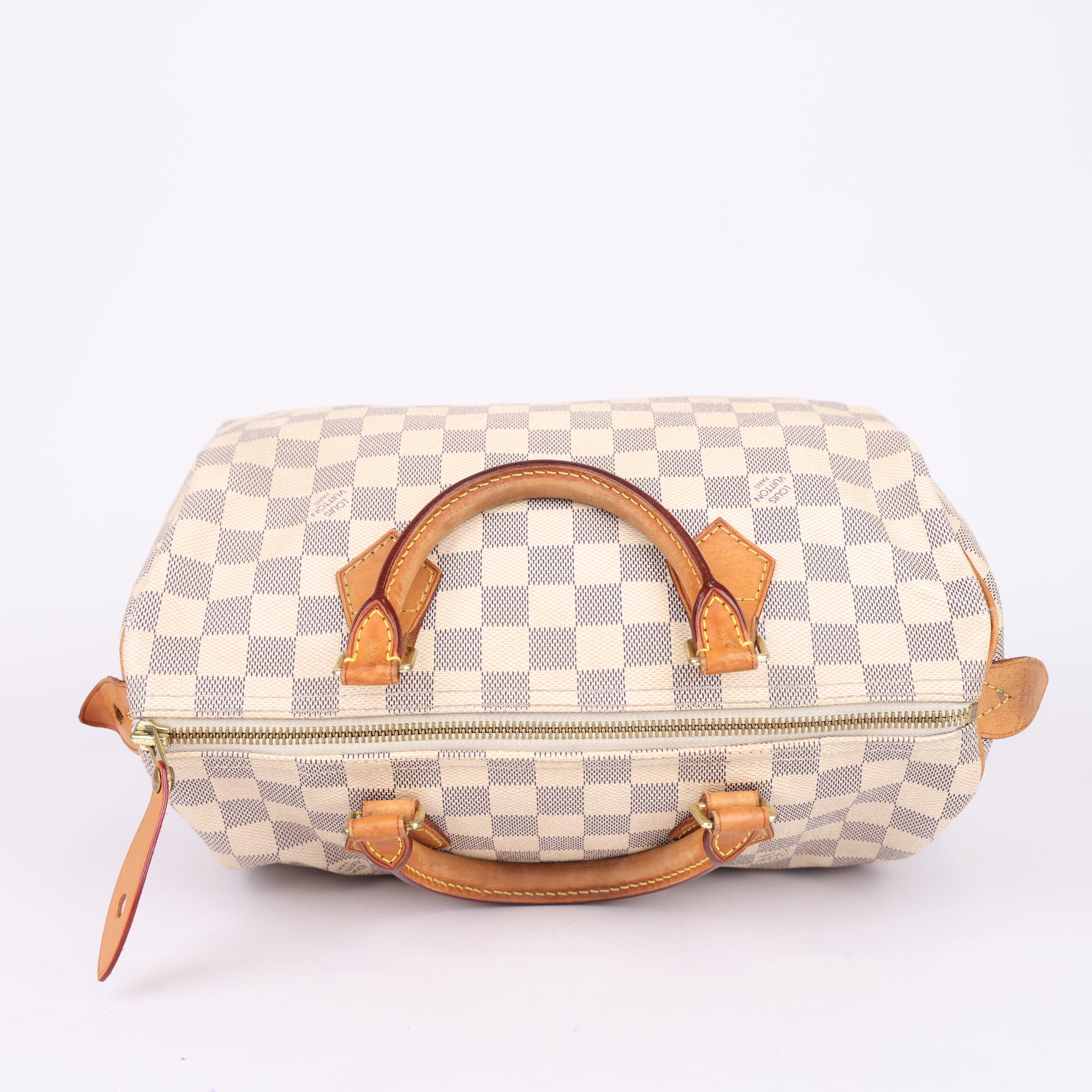 Louis Vuitton Speedy Handbag Damier 30 White- Pre Owned
