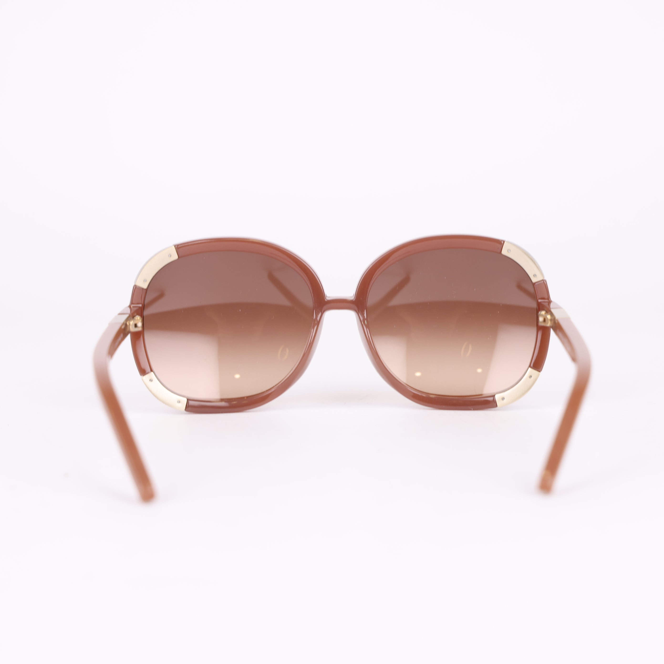 Chloe BROWN ROUND SUNGLASSES- Pre Owned