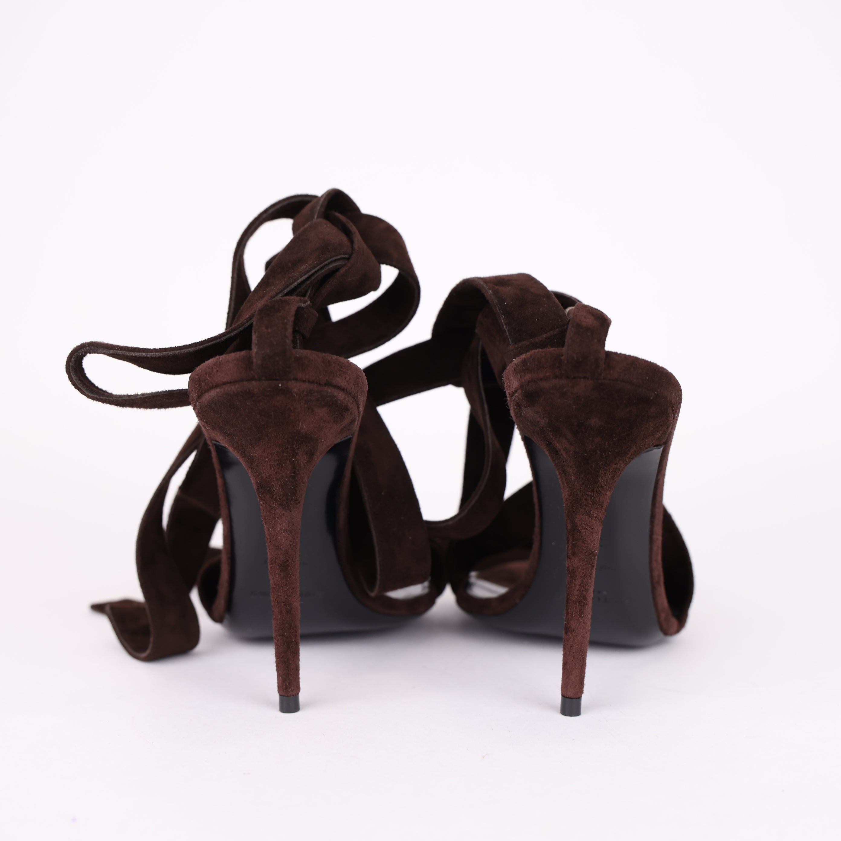 Saint Laurent Deva 105 Leather Sandals size EU38 UK5- Pre Owned