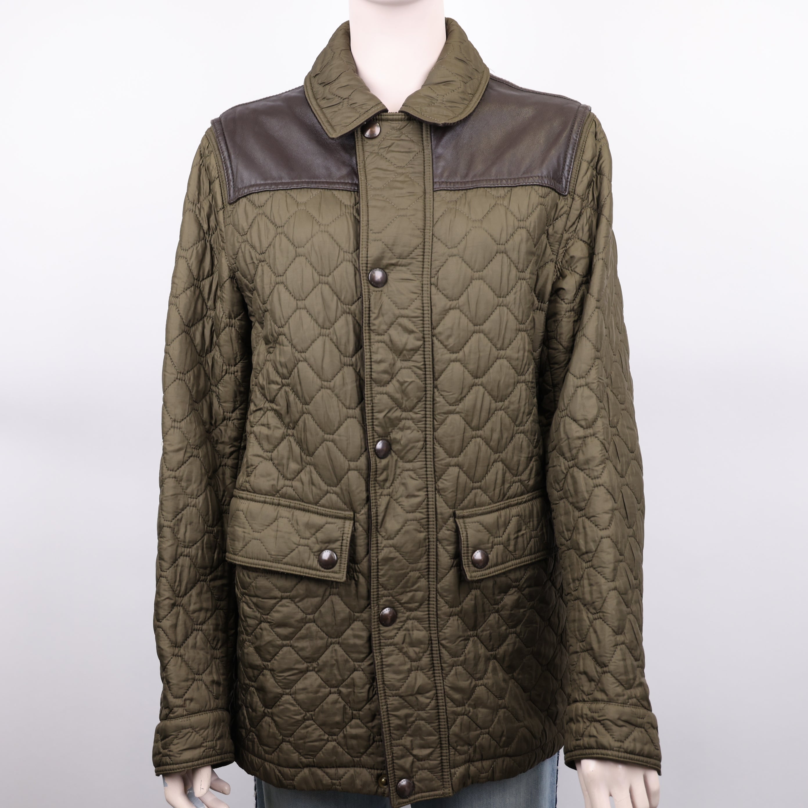 Burberry Patchwork Quilted Jacket Size S- Pre Owned