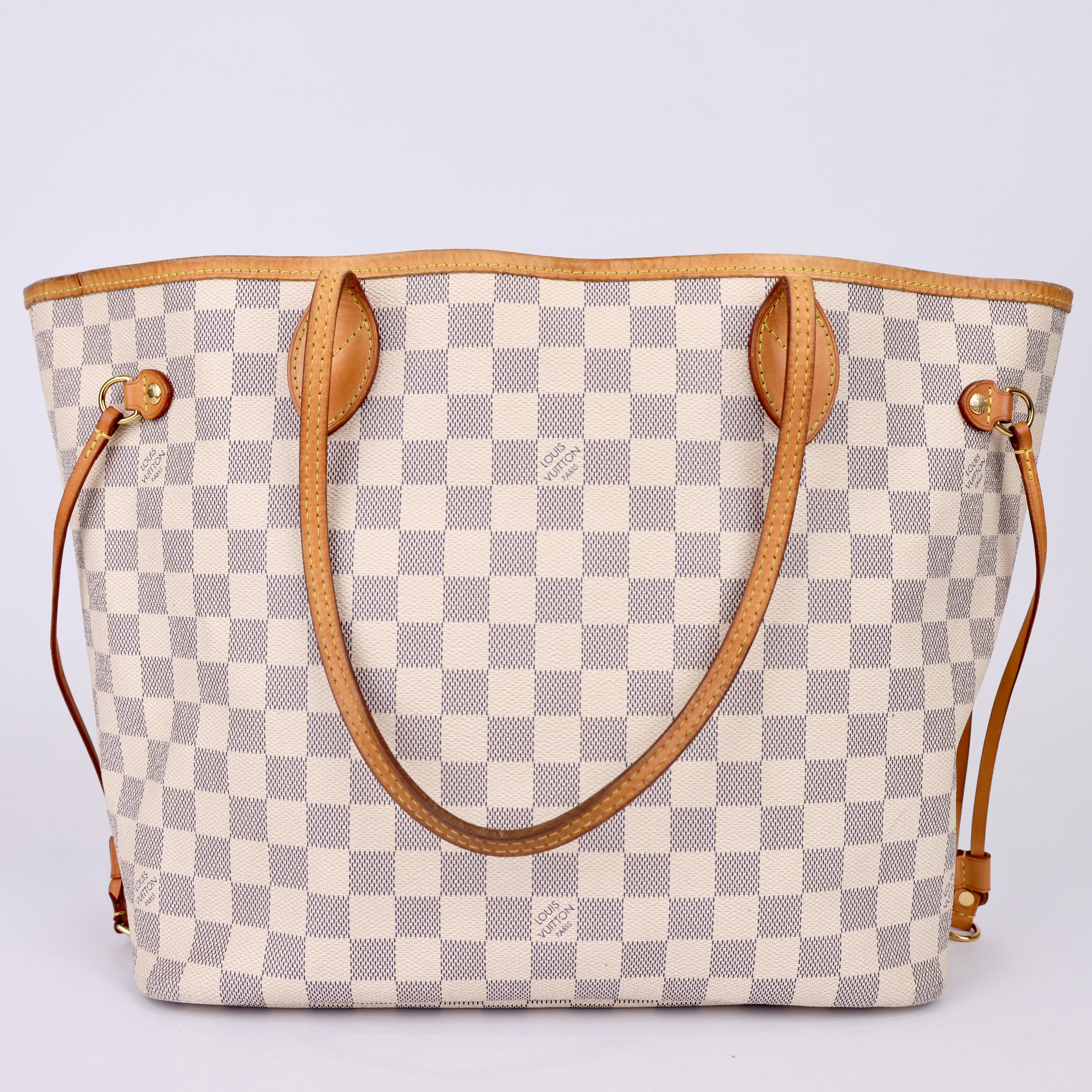 J0958 Louis Vuitton Damier Azur Neverfull MM- Pre Owned