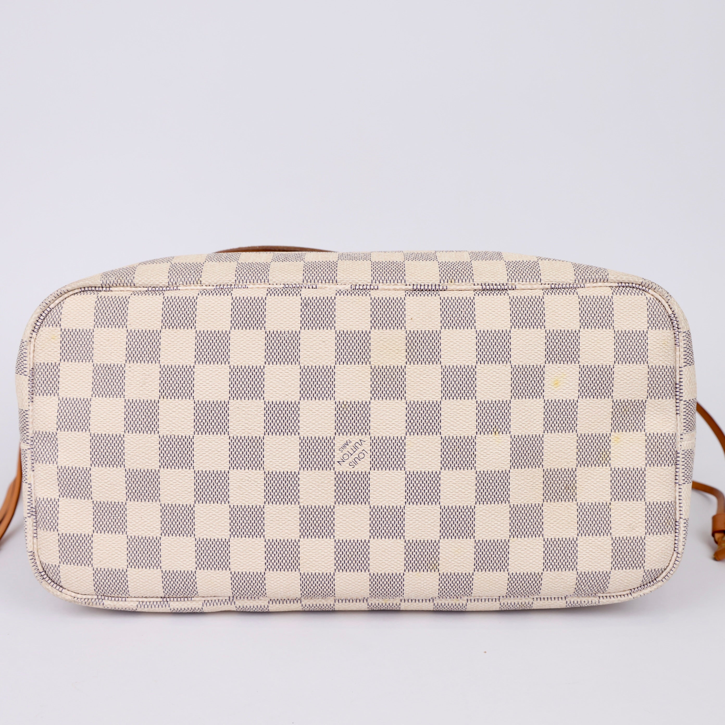 J0958 Louis Vuitton Damier Azur Neverfull MM- Pre Owned