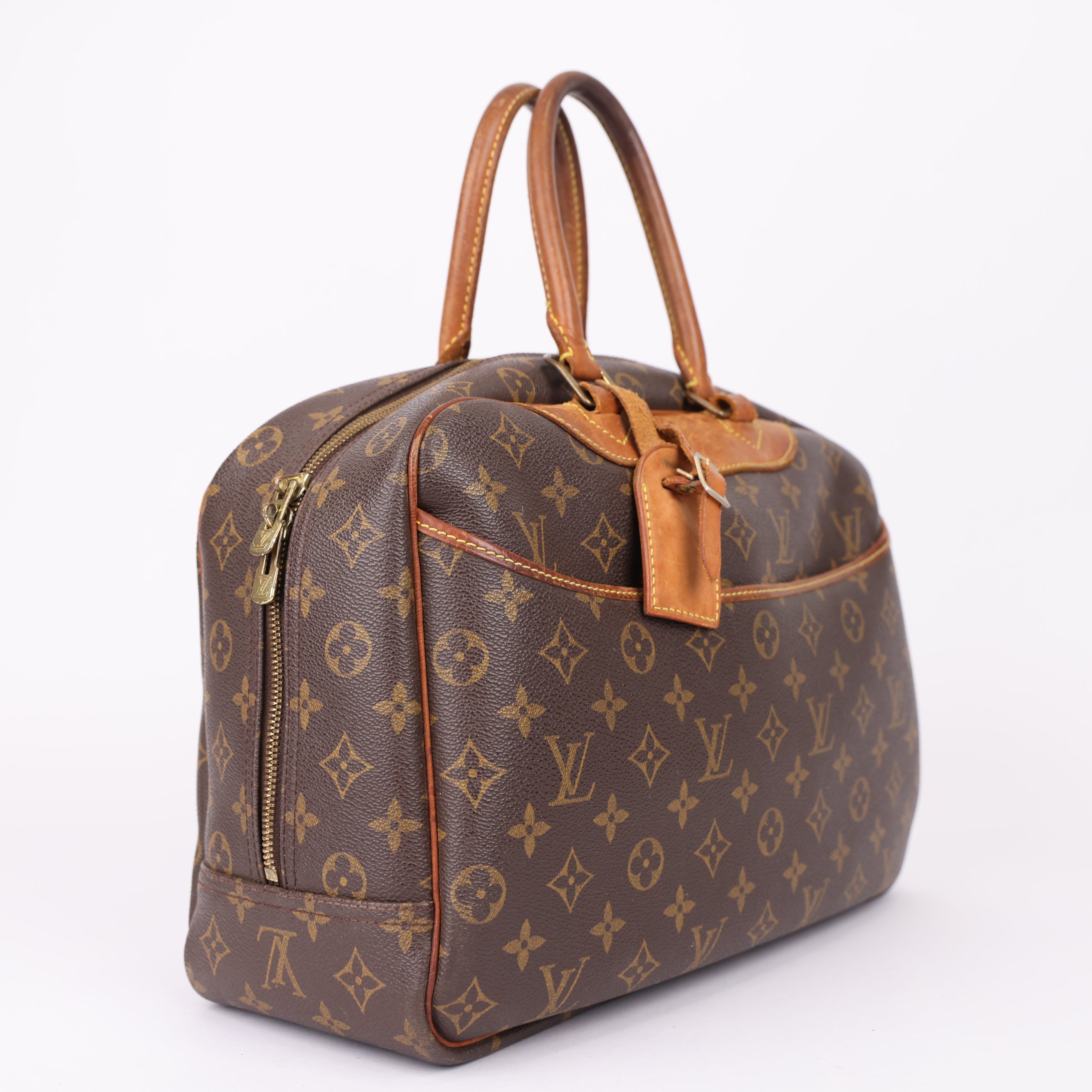 J0963 LOUIS VUITTON Monogram Deauville Hand Bag- Pre Owned