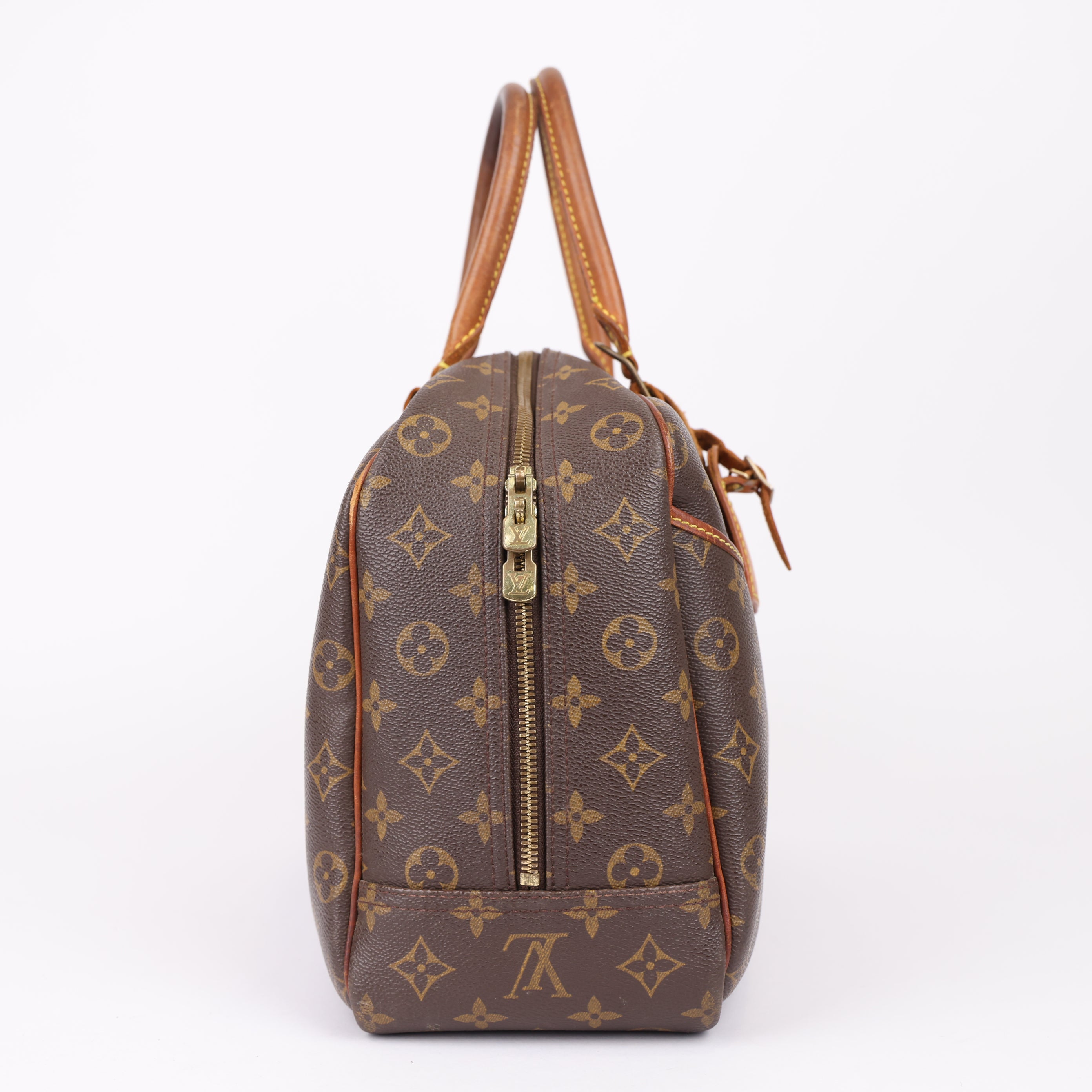 J0963 LOUIS VUITTON Monogram Deauville Hand Bag- Pre Owned