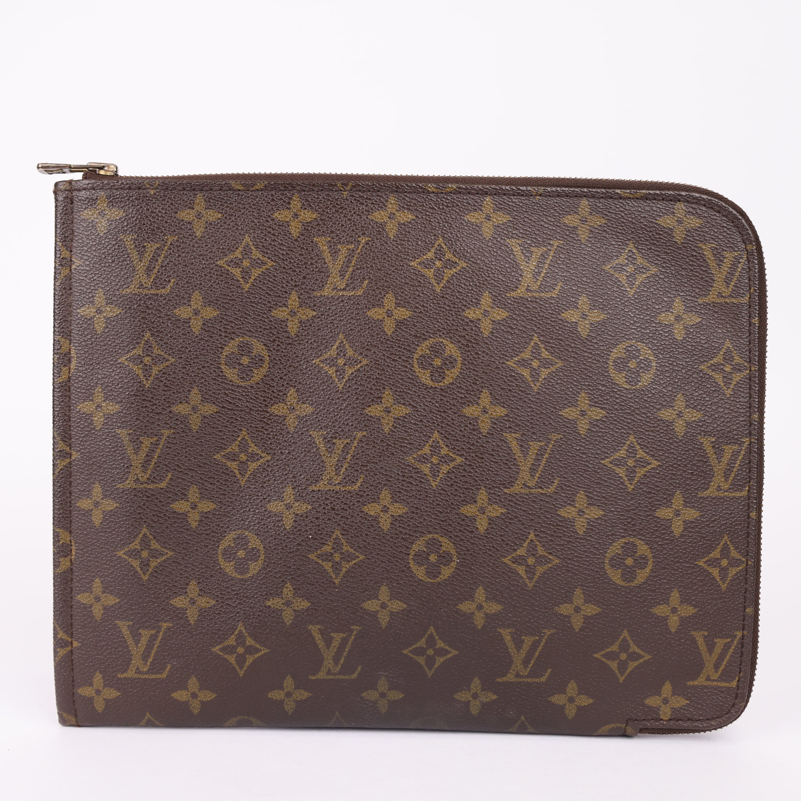 J0969 Louis Vuitton Monogram Poche Documents Portfolio business bag- Pre Owned