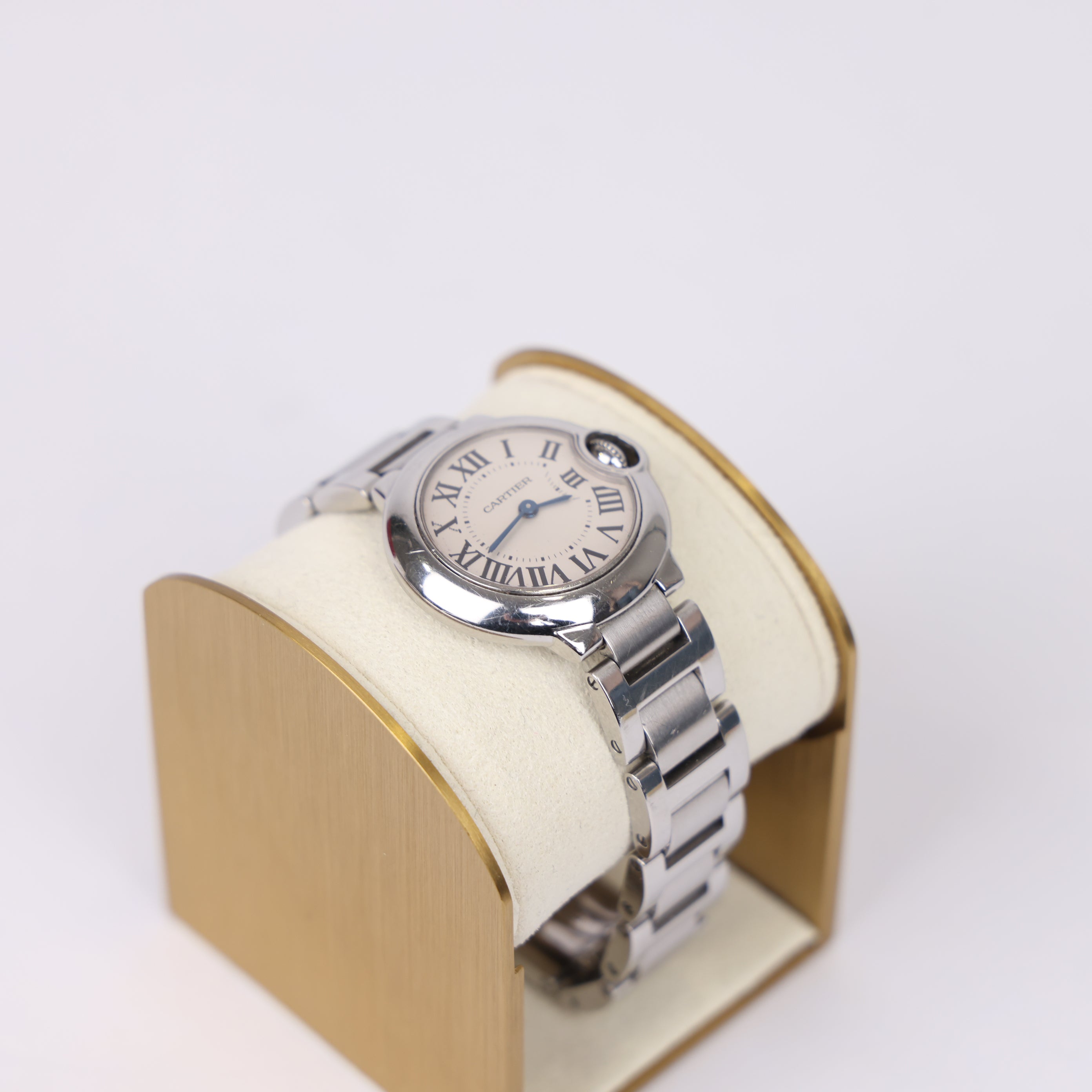 J0972 Cartier Ballon Bleu Watch Stainless Steel- Pre Owned