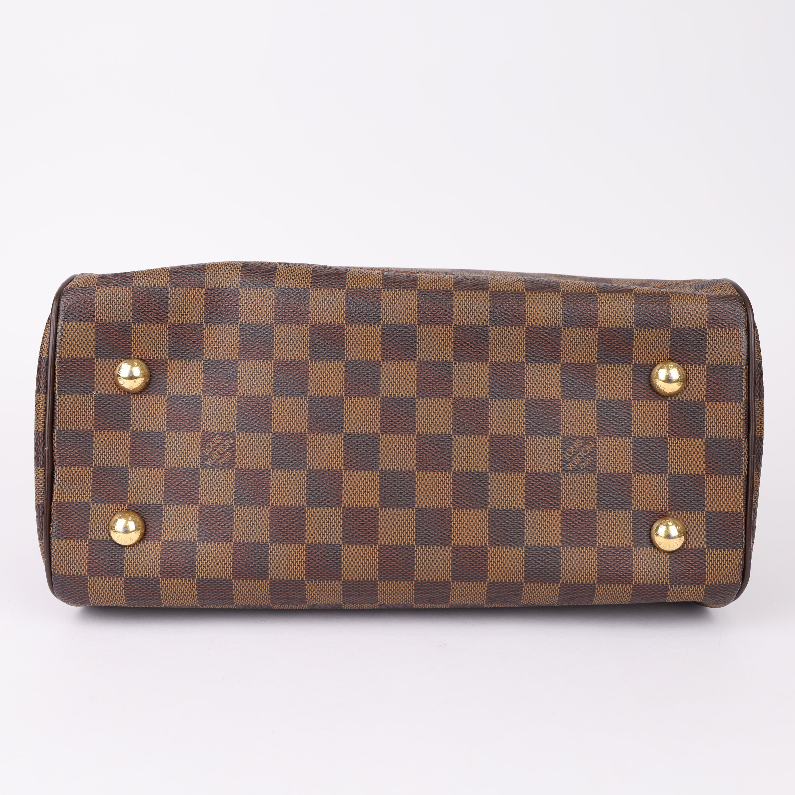 J0976 Louis Vuitton Brown Duomo Damier Ebene Bag- Pre Owned