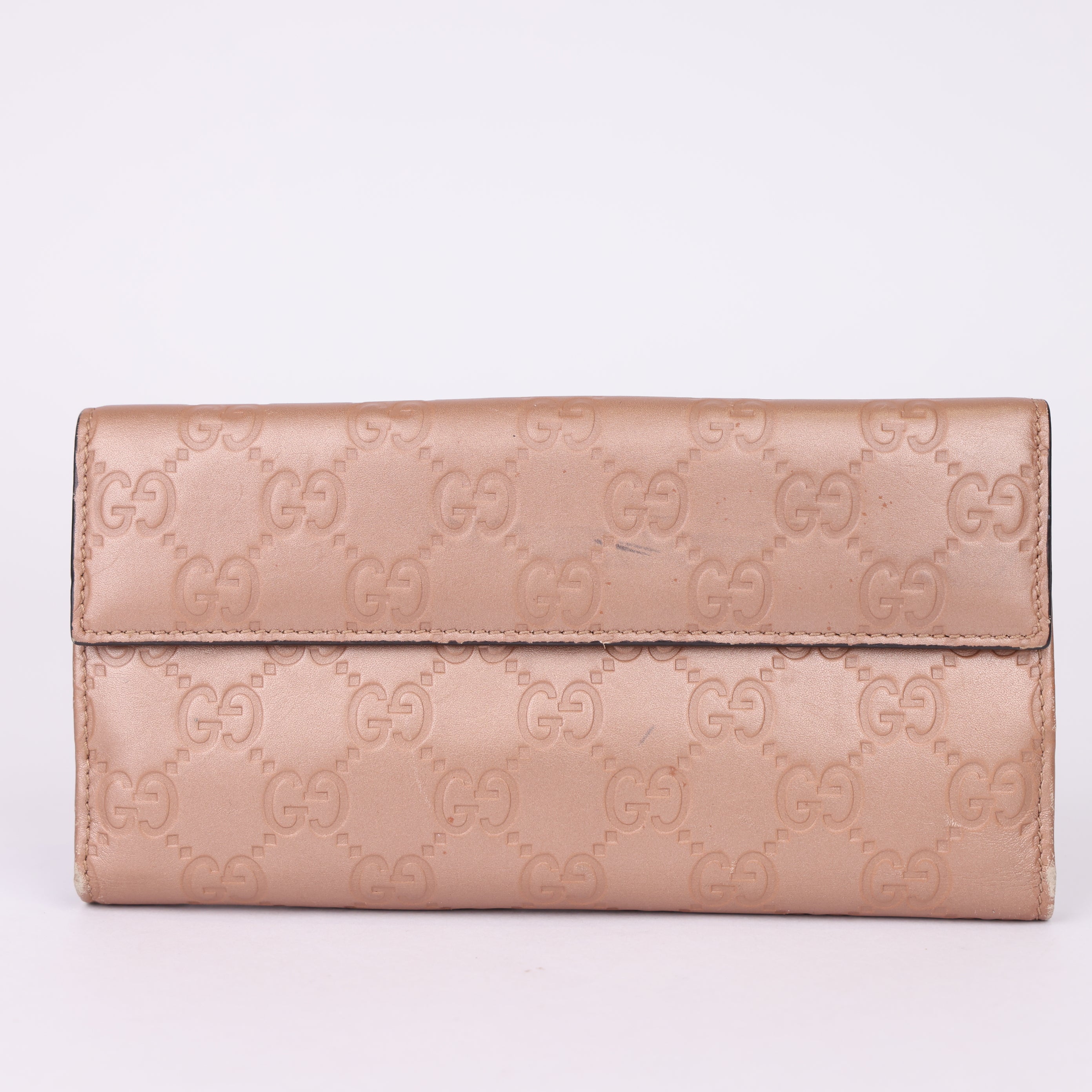 J0982 GUCCI Love Heart GG Wallet- Pre Owned