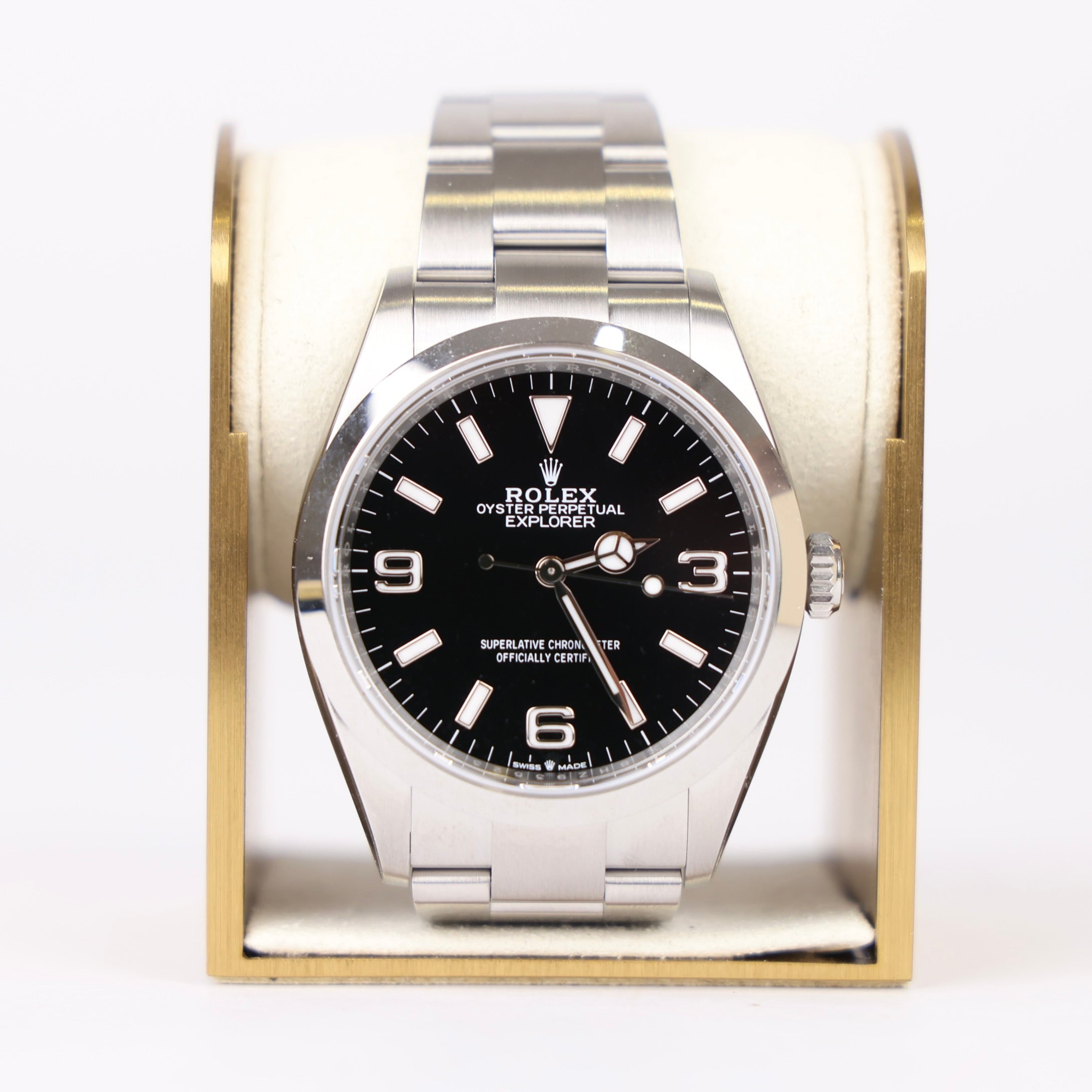 J0987 Rolex Explorer 36  Oyster, 36 mm, Oystersteel Reference 124270- Pre Owned