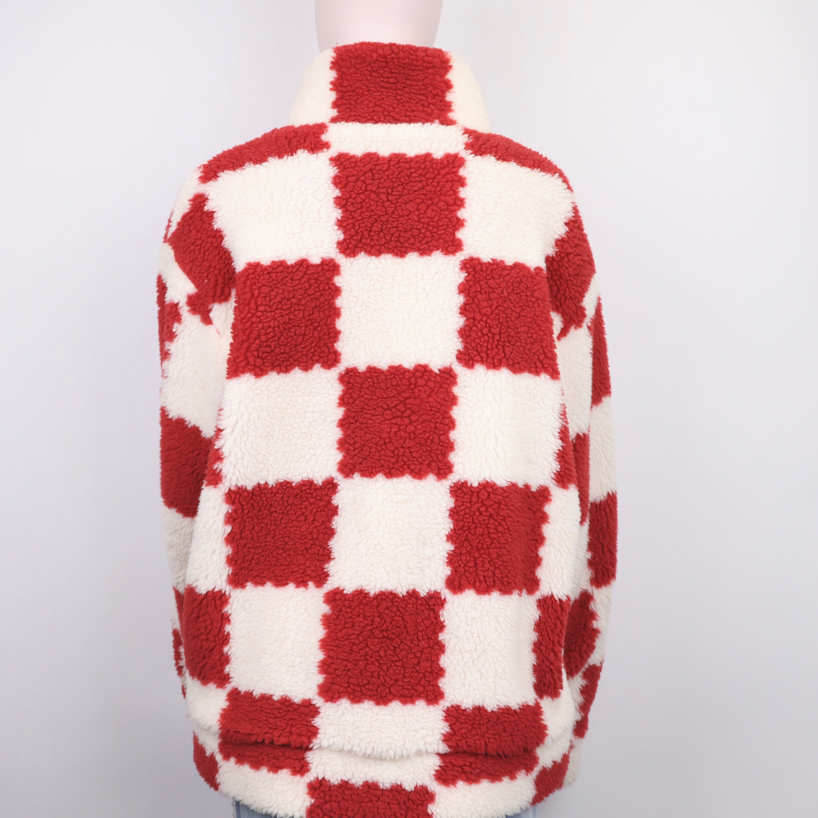 J0990 Louis Vuitton x Nigo Jacquard Damier Fleece Blouson size L- Pre Owned