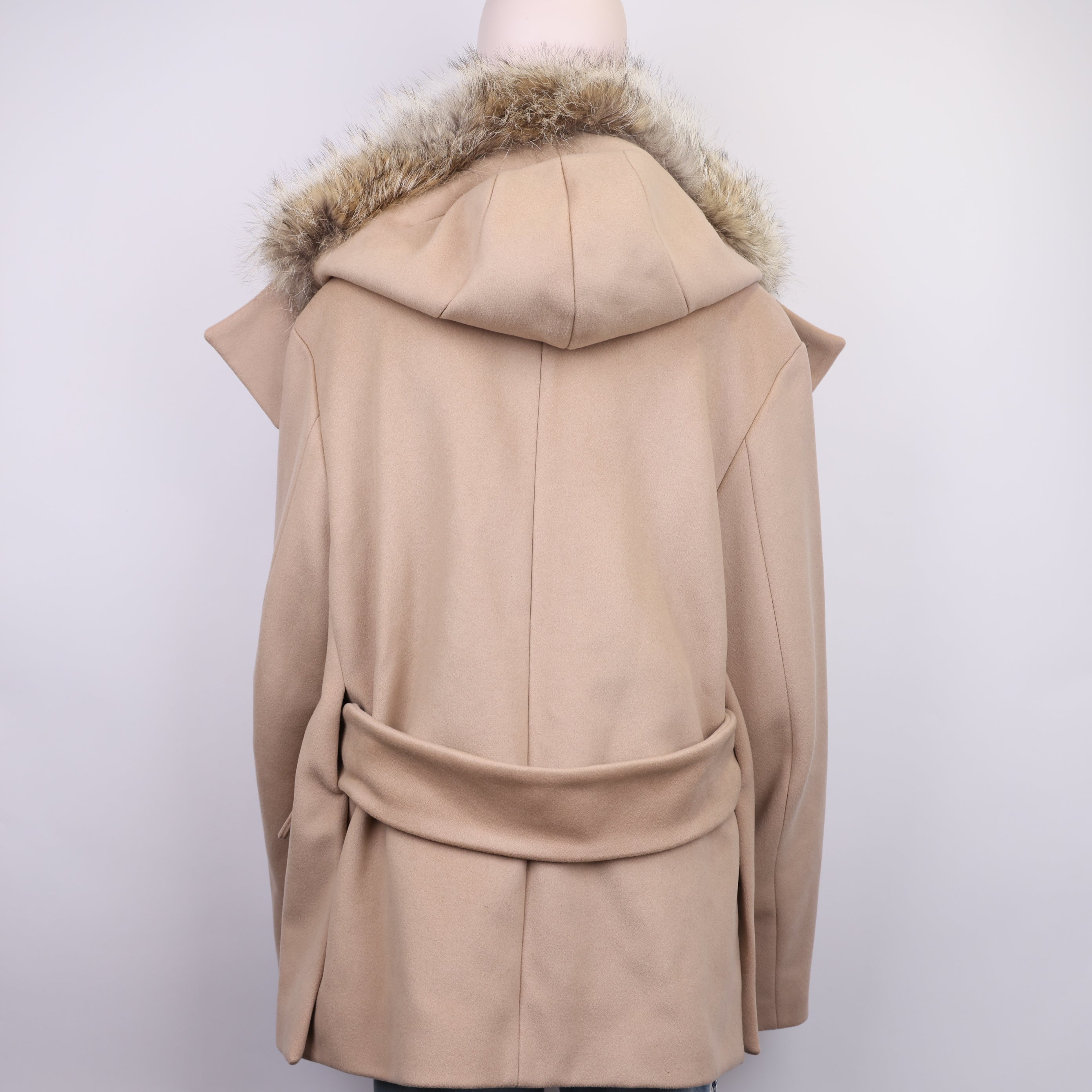 J0991 Louis Vuitton Hooded Coat size 48- Pre Owned