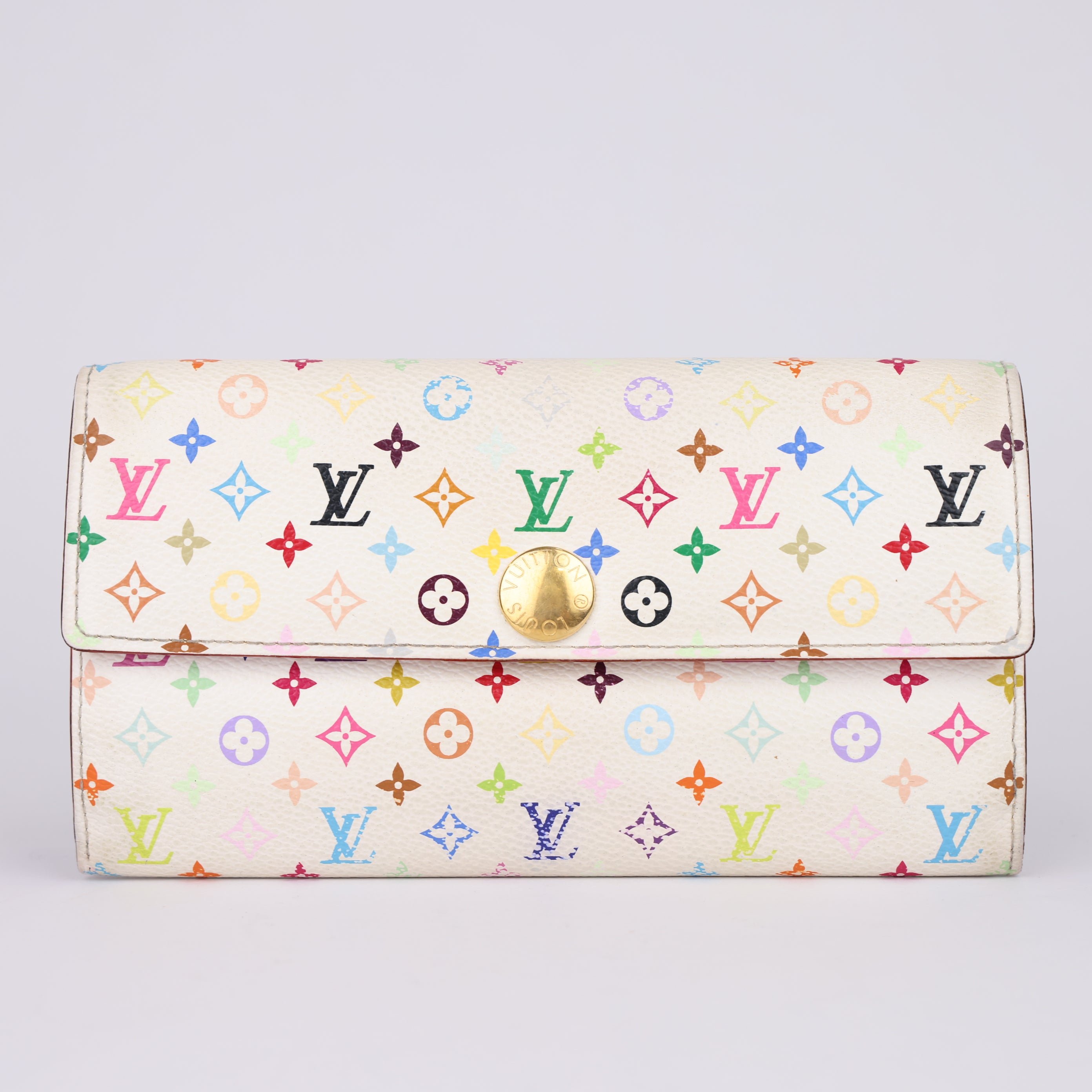 J1993 Louis Vuitton X Takashi Murakami Multicolor  Wallet Pre-Owned