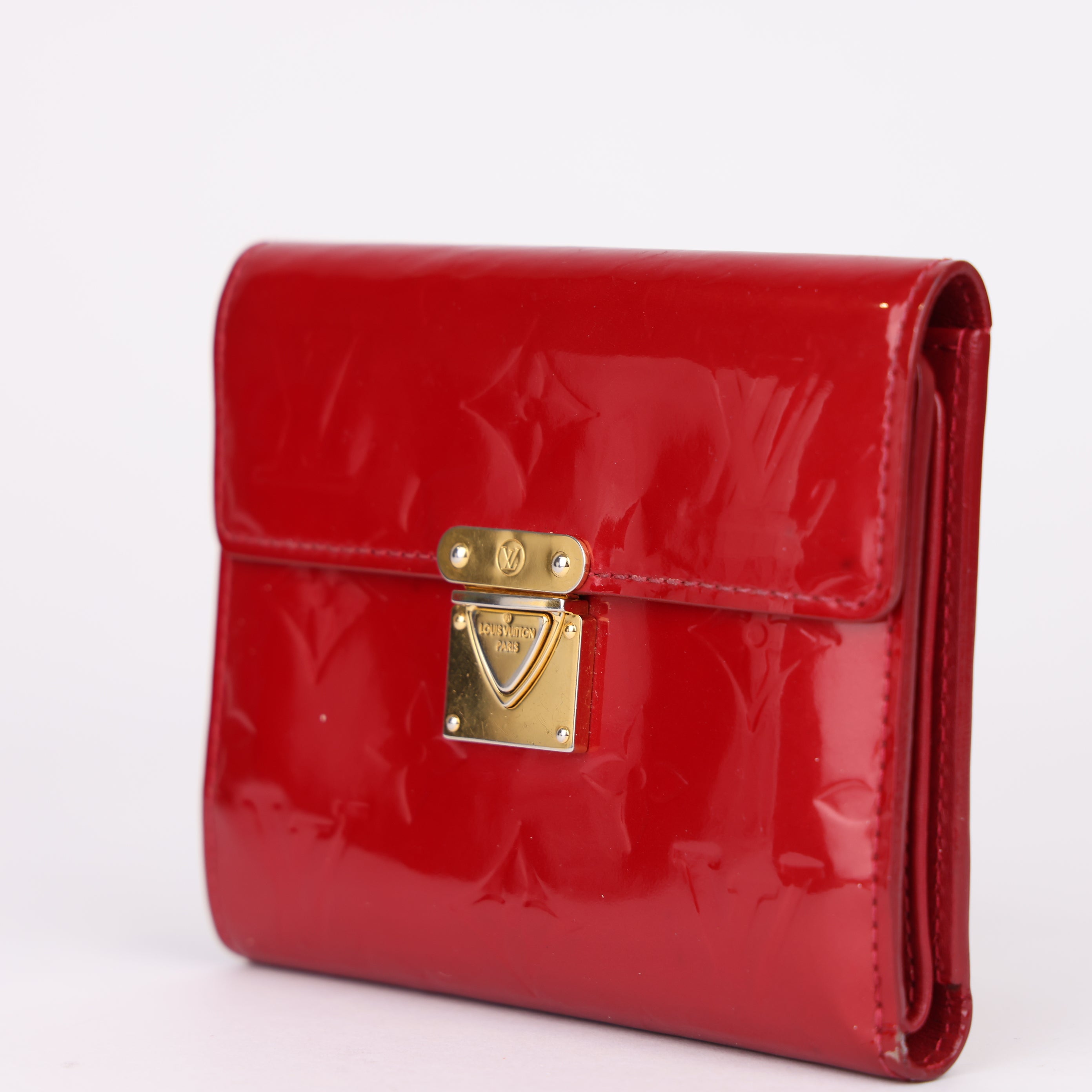 J1981 Louis Vuitton Koala wallet in Red Pre-Owned