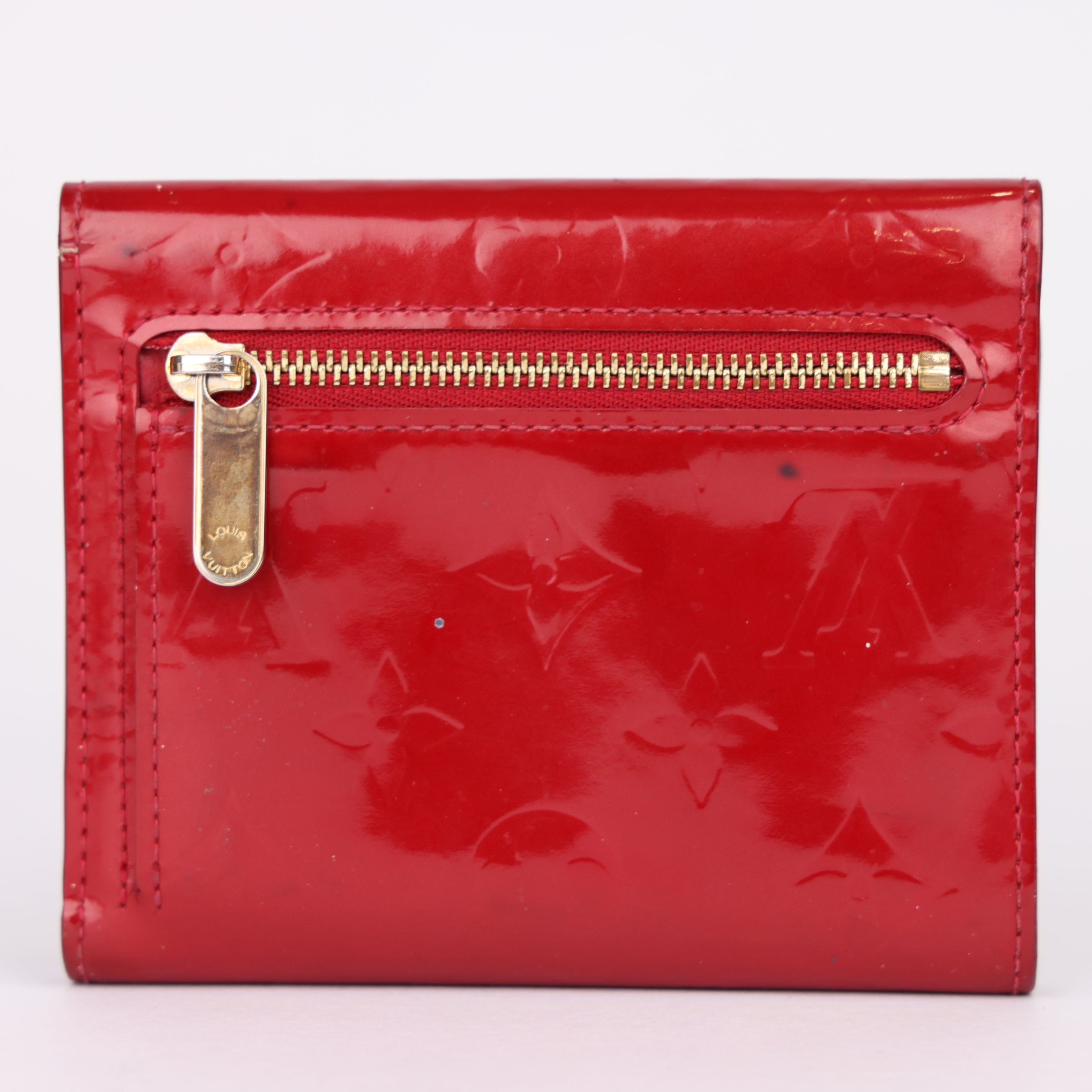 J1981 Louis Vuitton Koala wallet in Red Pre-Owned