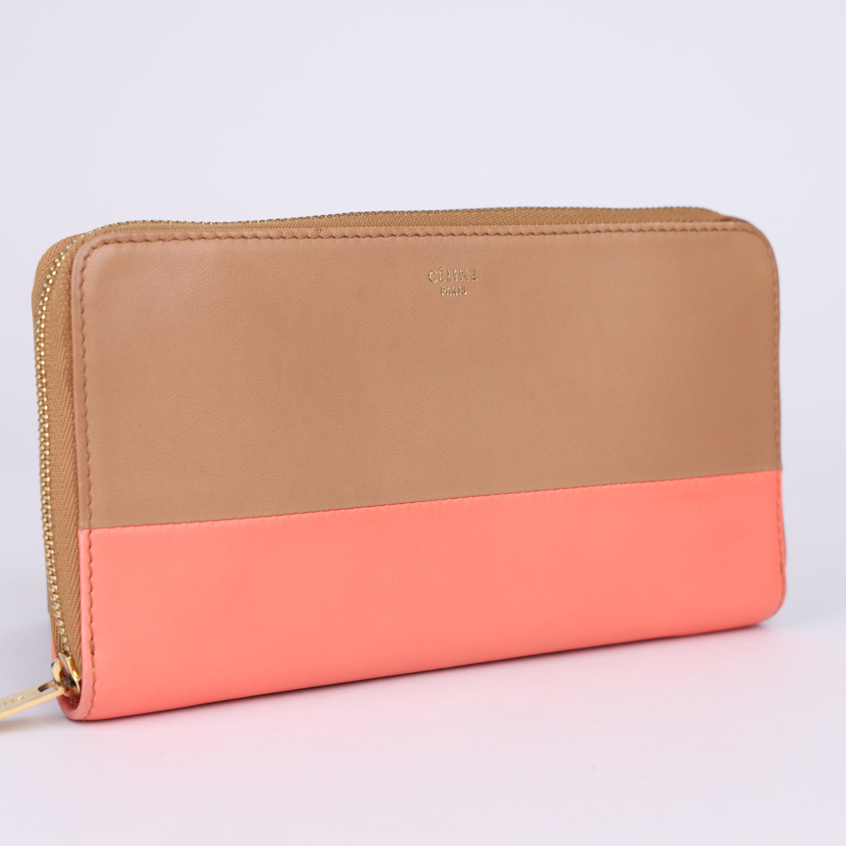 J2003 Celine Leather Continental Wallet - Pre Owned