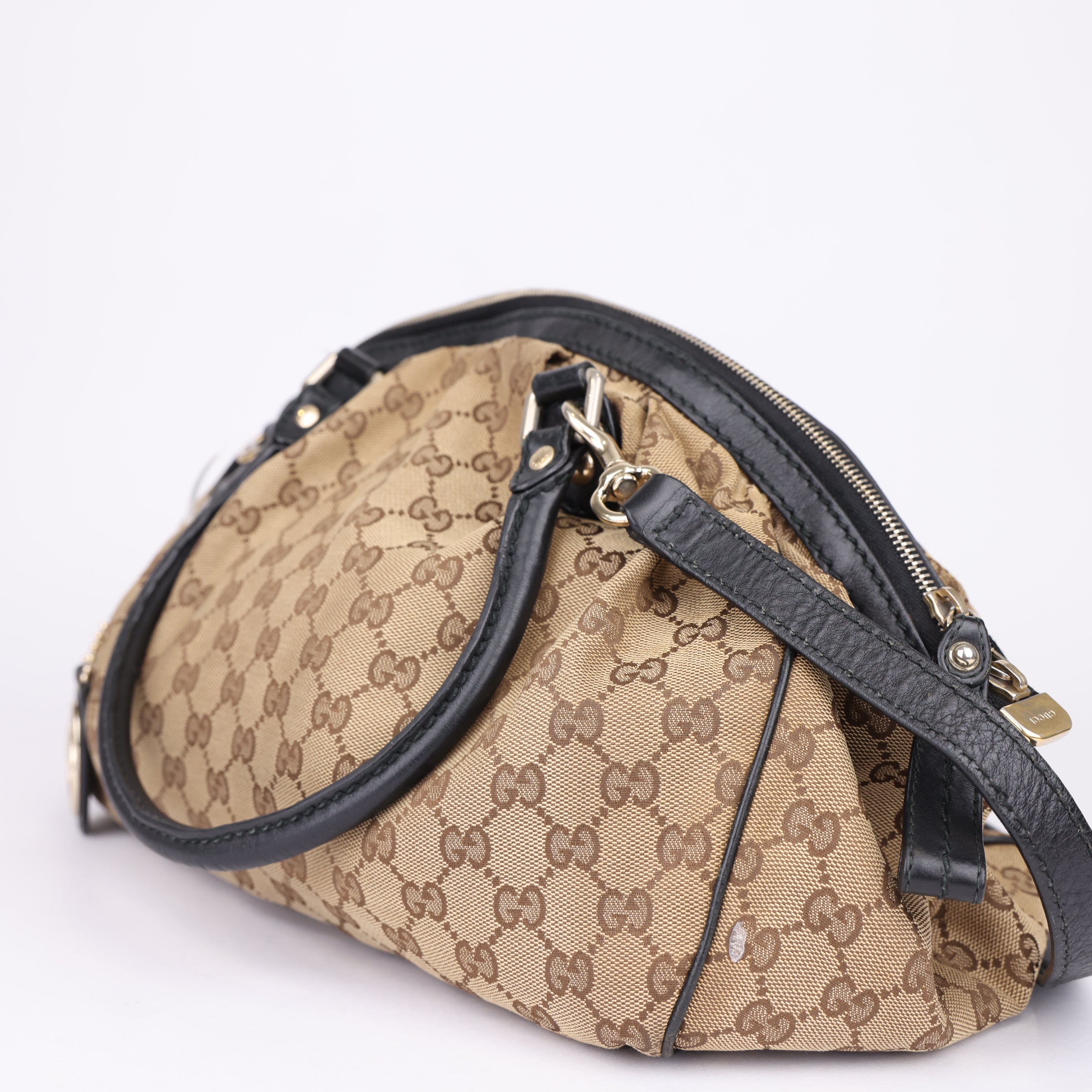 J1989 Gucci GG Sukey Tote Shoulder Bag- Pre Owned