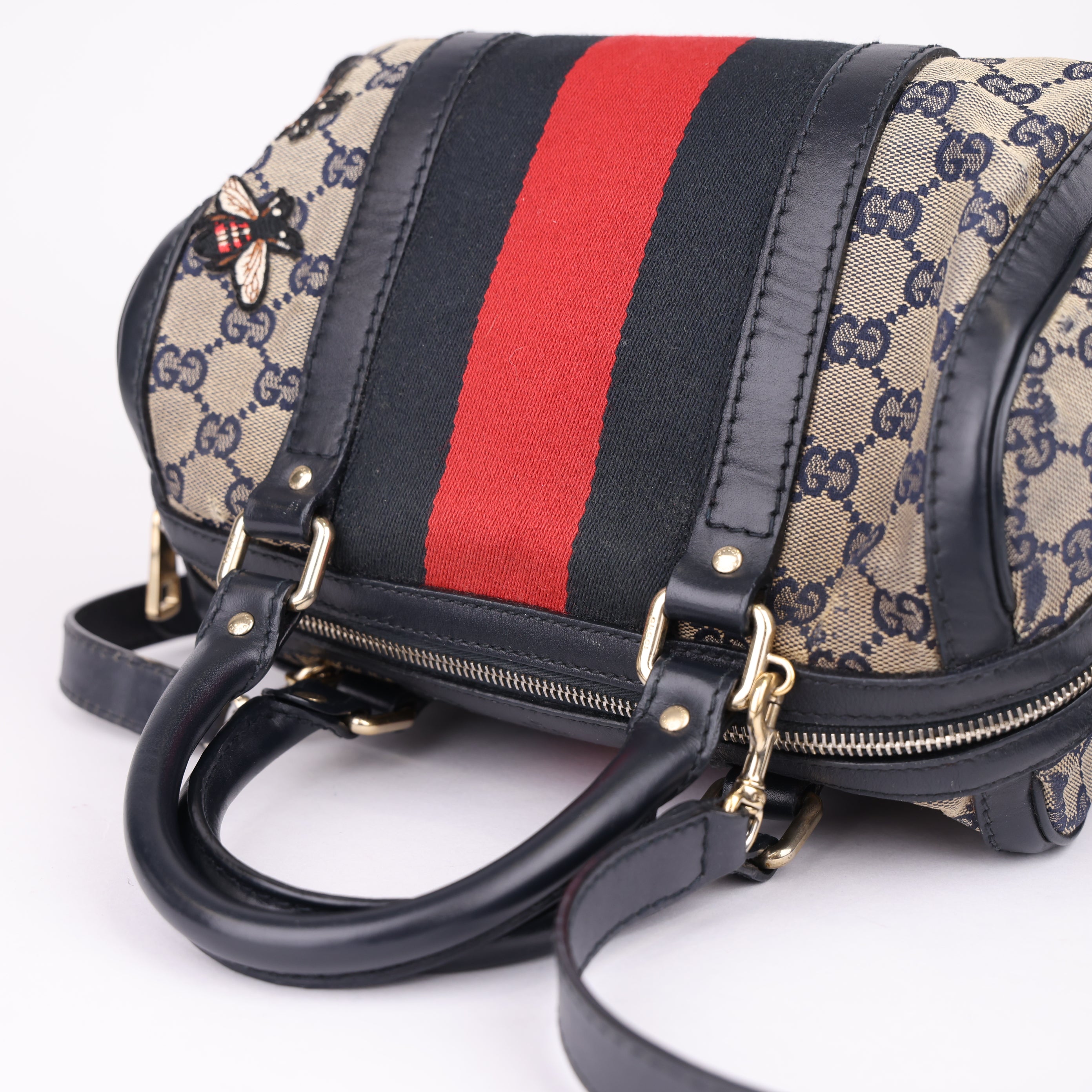 J1971 Gucci GG Ophidia Boston Bag- Pre Owned
