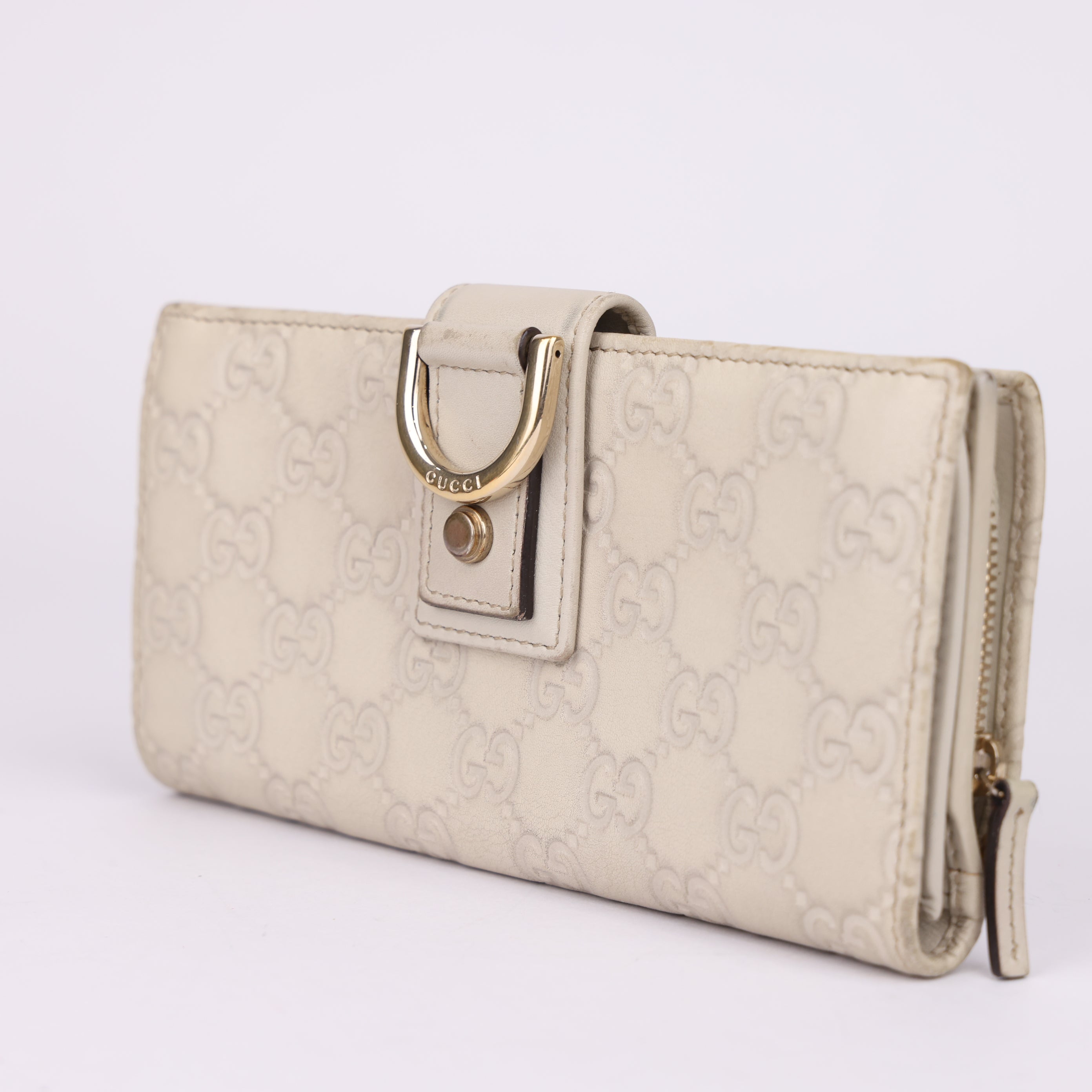 J1965 GUCCI LEATHER WALLET - Pre Owned