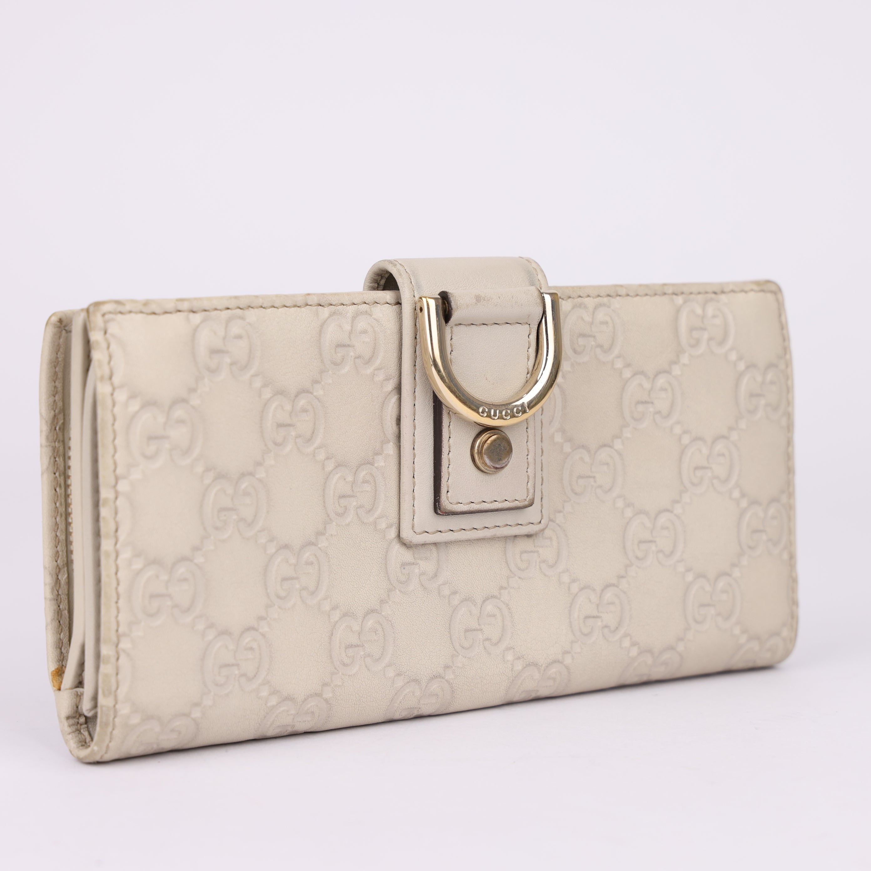 J1965 GUCCI LEATHER WALLET - Pre Owned