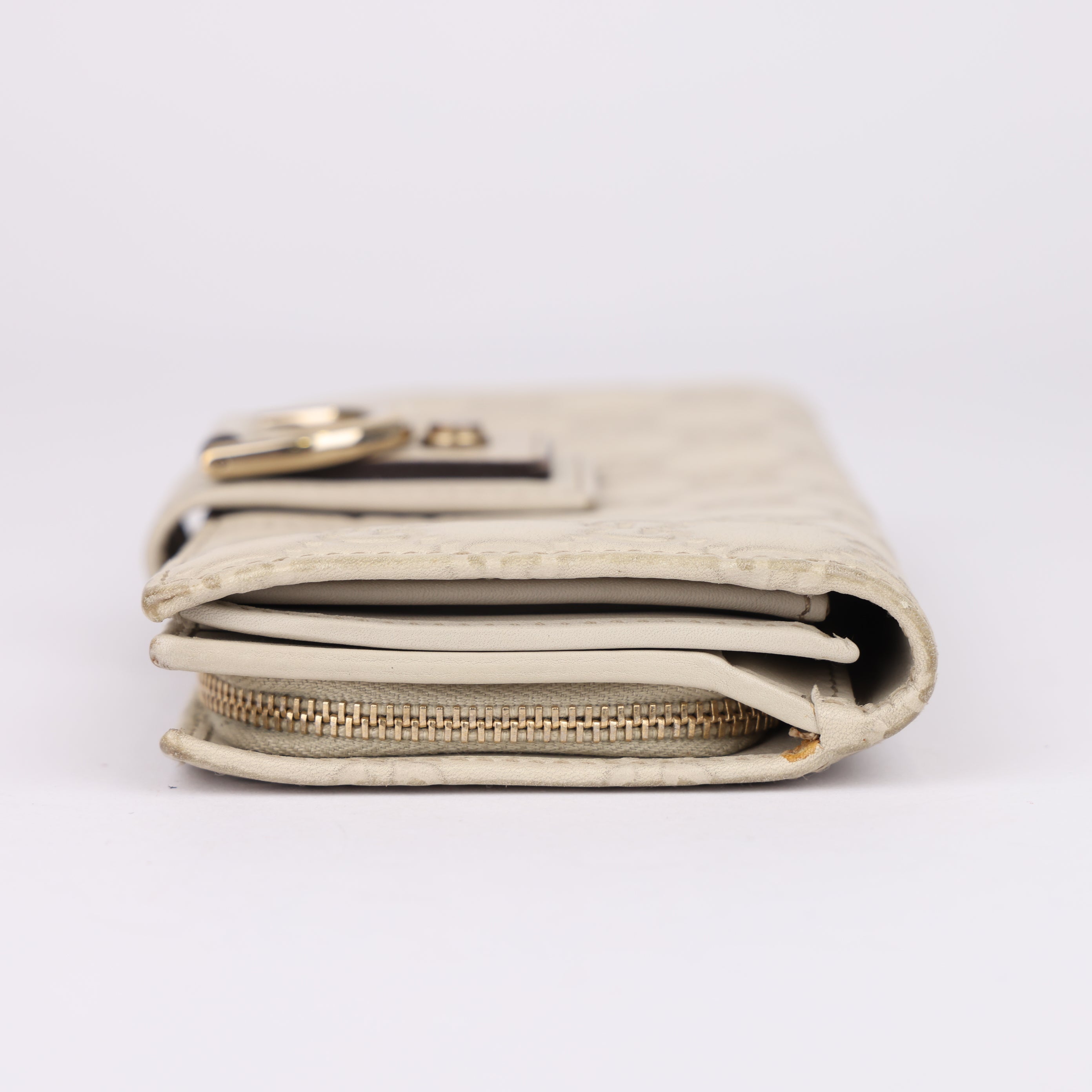 J1965 GUCCI LEATHER WALLET - Pre Owned