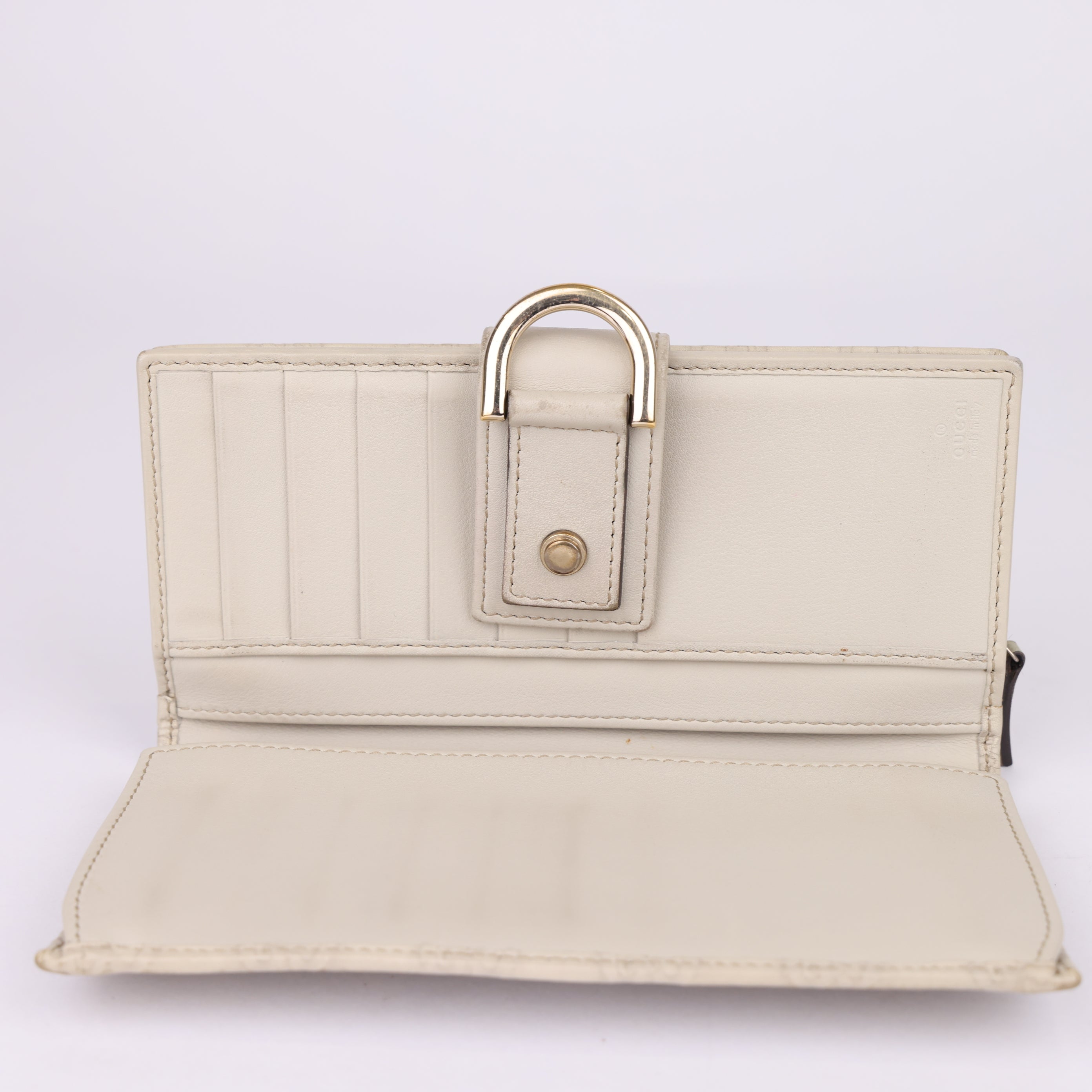 J1965 GUCCI LEATHER WALLET - Pre Owned