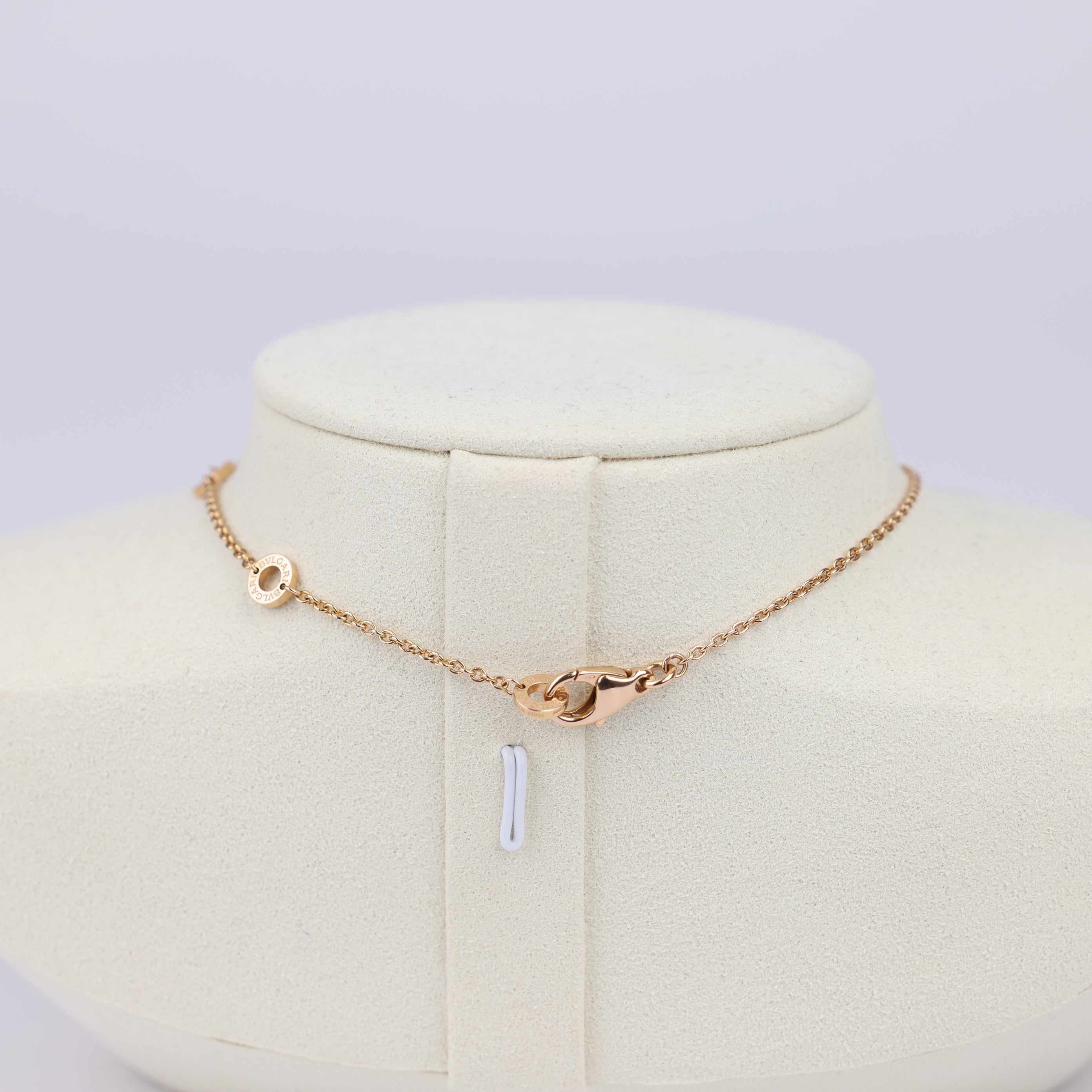 J1869 BVLGARI B.Zero1 Legend Necklace in 18K Pink Gold and Black Ceramic- Pre Owned