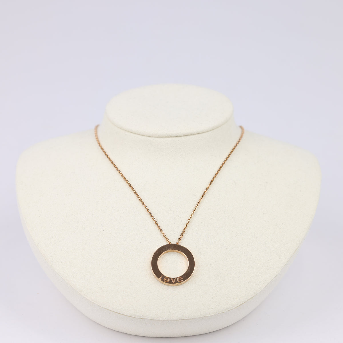 J1853 Cartier Rose Gold LOVE Necklace- Pre Owned