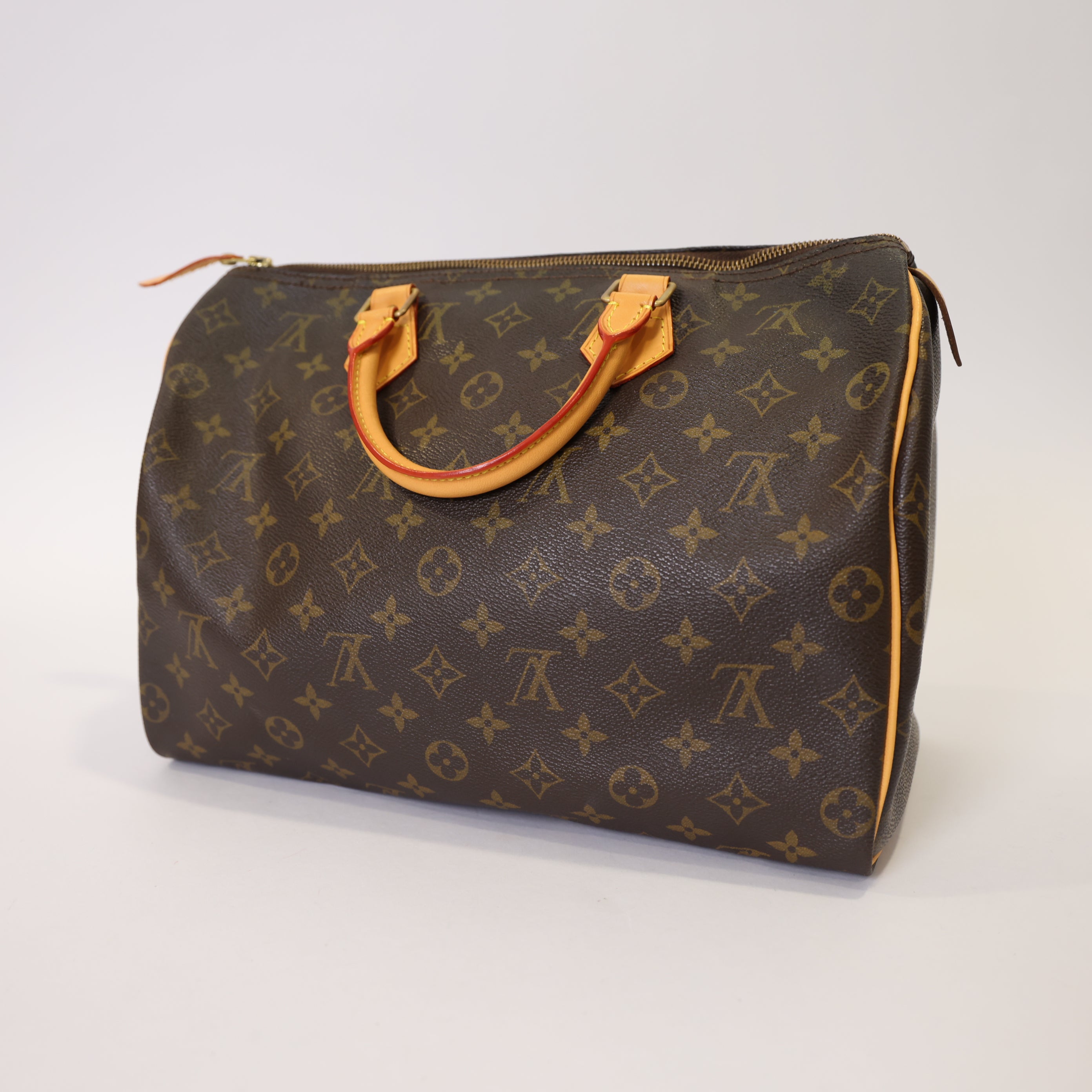 J1925 LOUIS VUITTON Speedy 35 Handbag Purse Monogram Canvas - Pre Owned