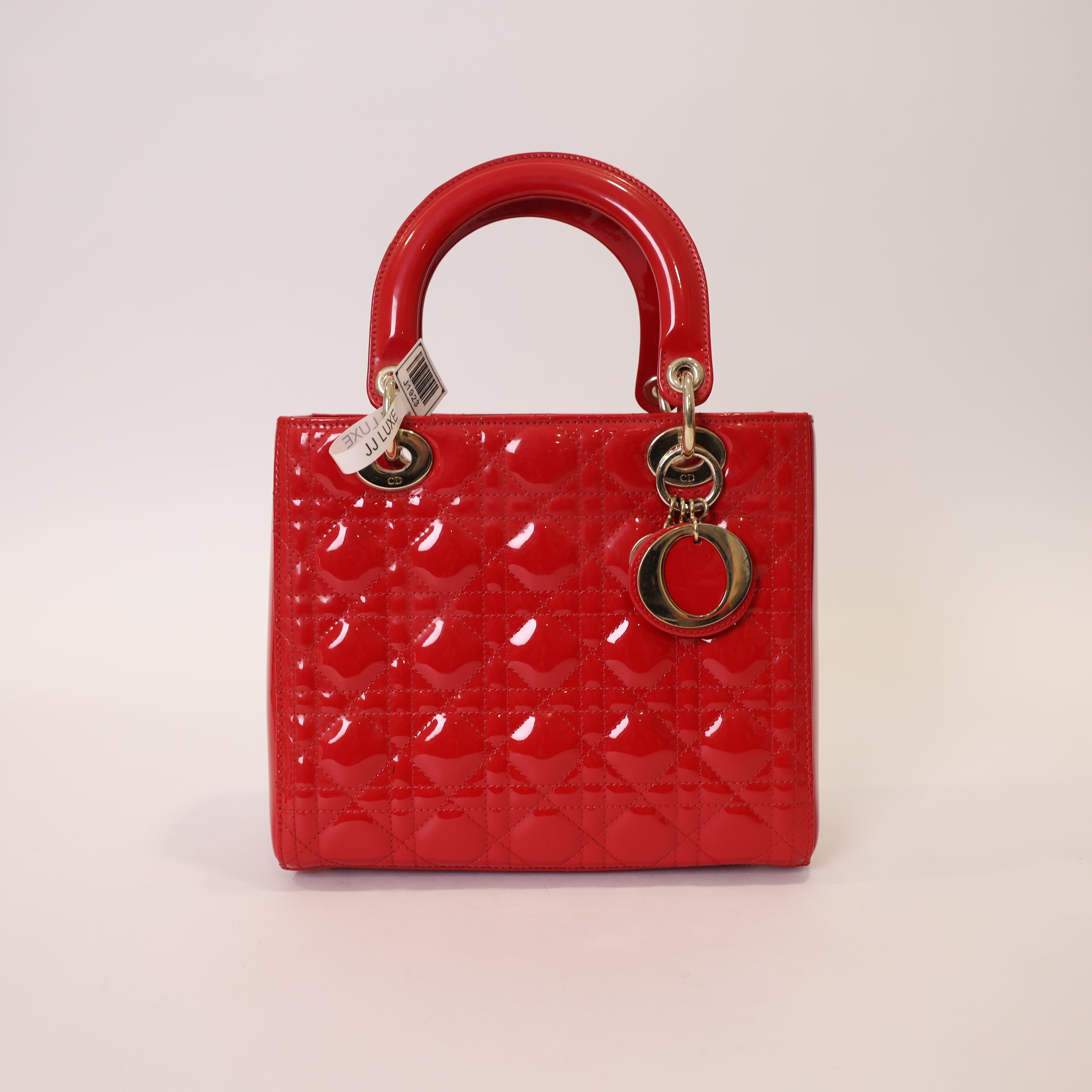 J1923 Dior Lady patent leather handbag - Pre Owned