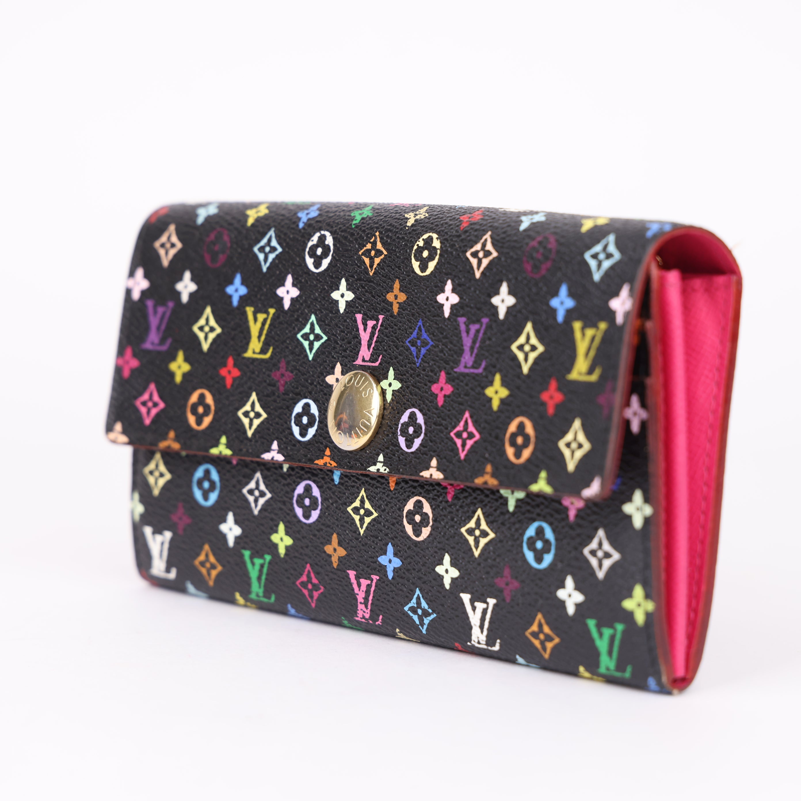 J1915 Louis Vuitton Monogram Multicolor Sarah Wallet- Pre Owned