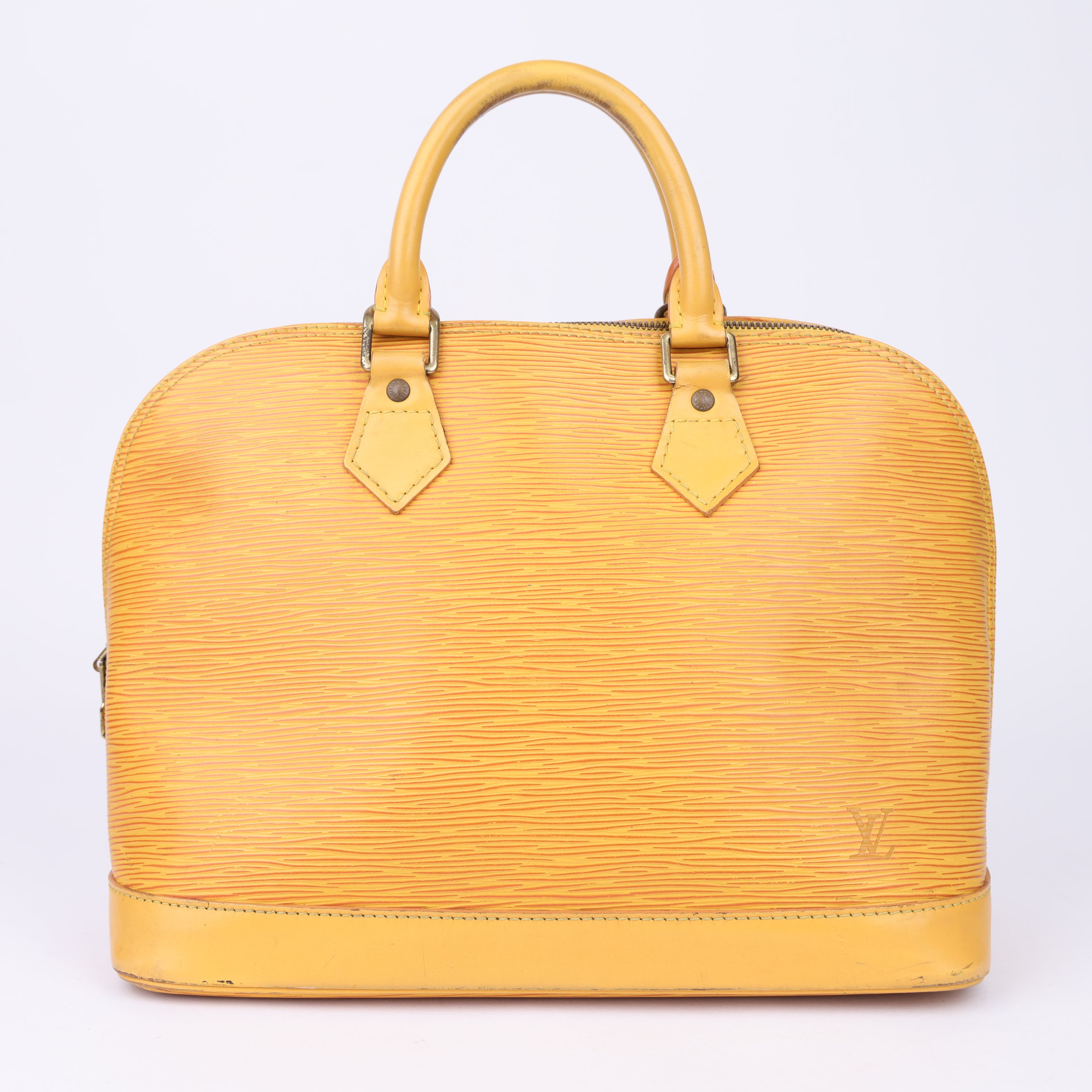 J1904 Louis Vuitton Yellow Epi Alma PM- Pre Owned
