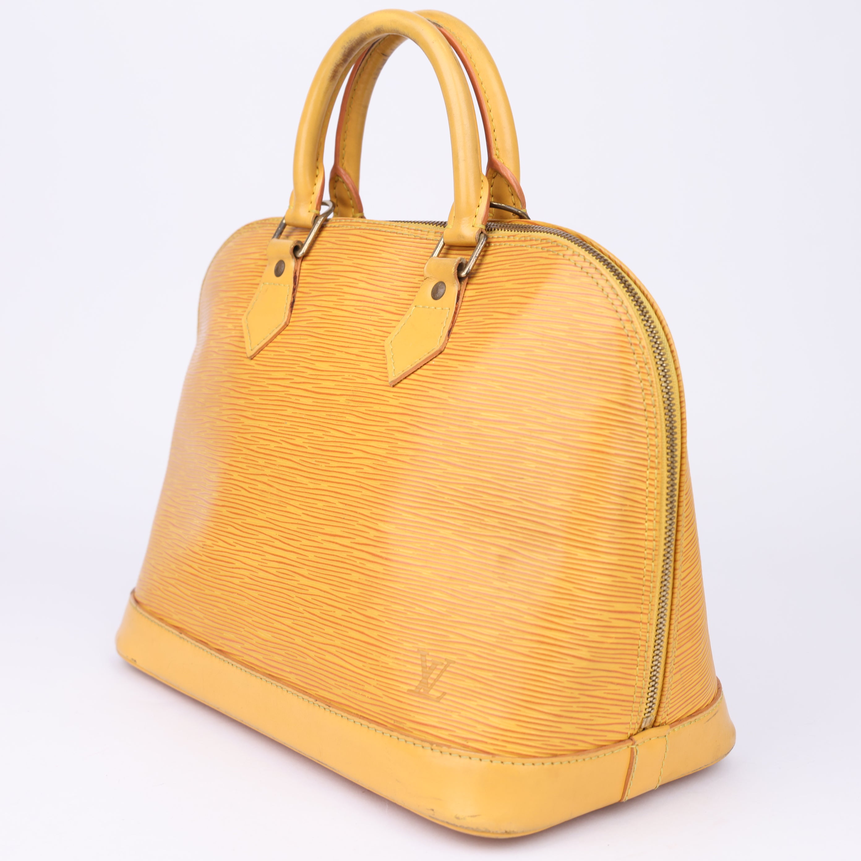 J1904 Louis Vuitton Yellow Epi Alma PM- Pre Owned