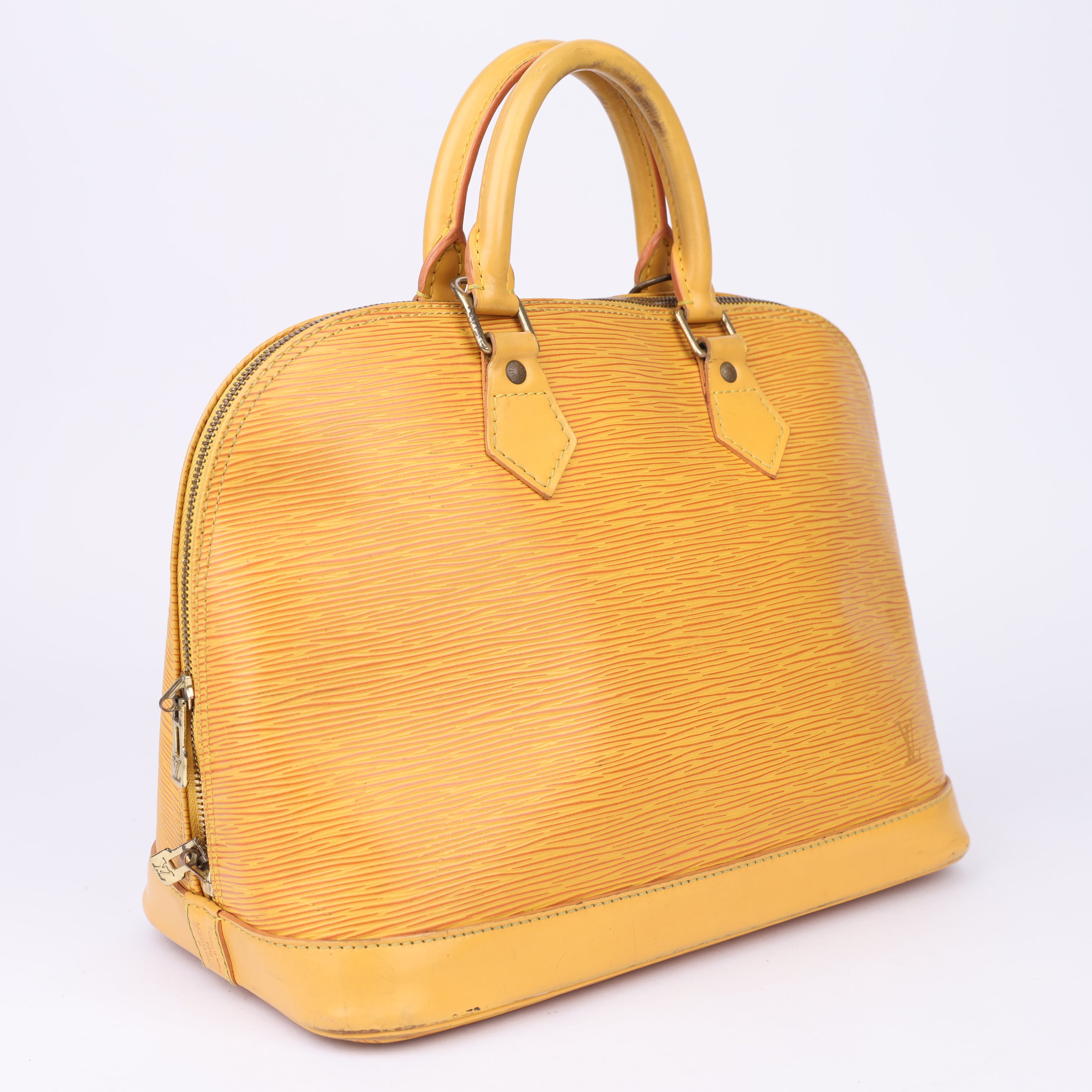 J1904 Louis Vuitton Yellow Epi Alma PM- Pre Owned