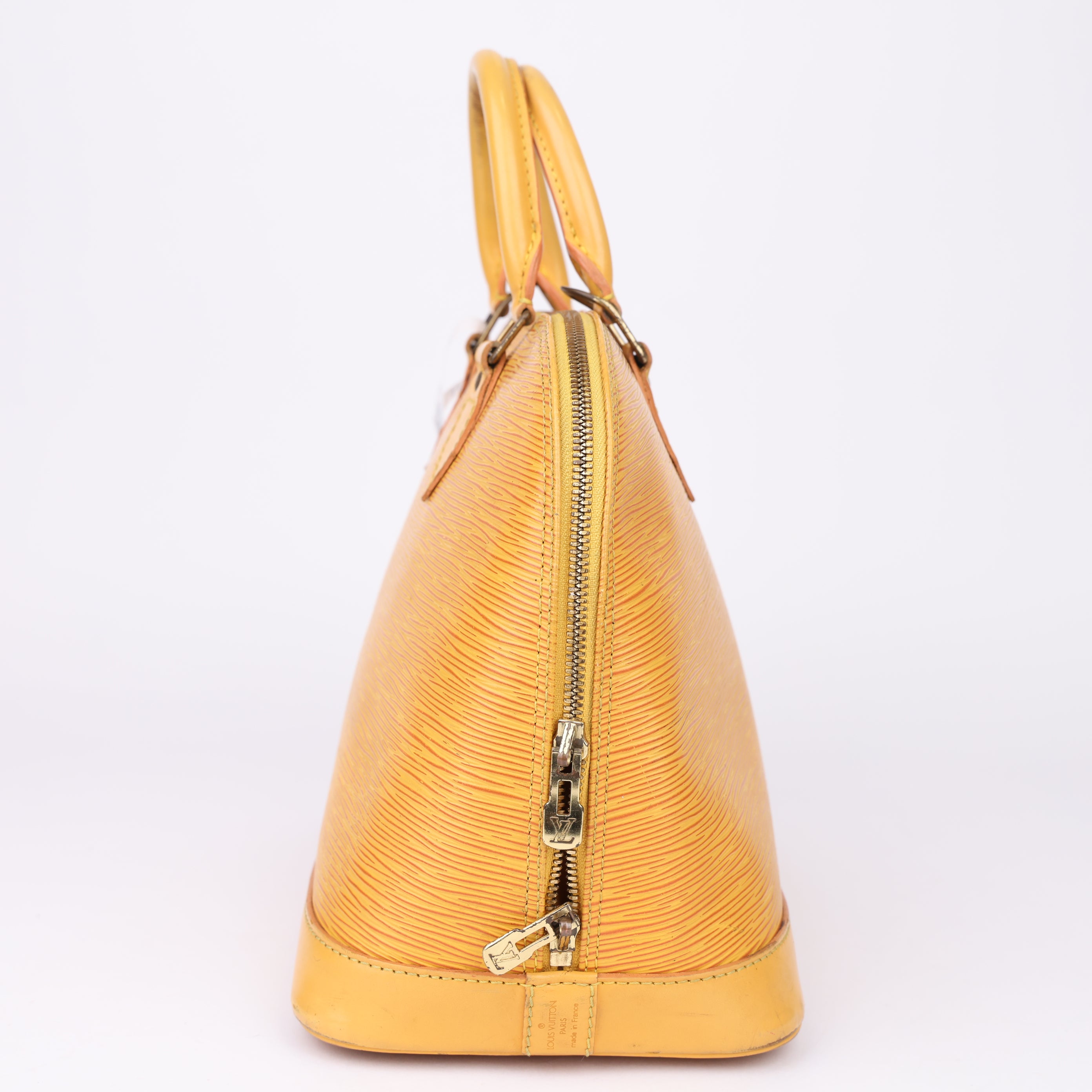 J1904 Louis Vuitton Yellow Epi Alma PM- Pre Owned