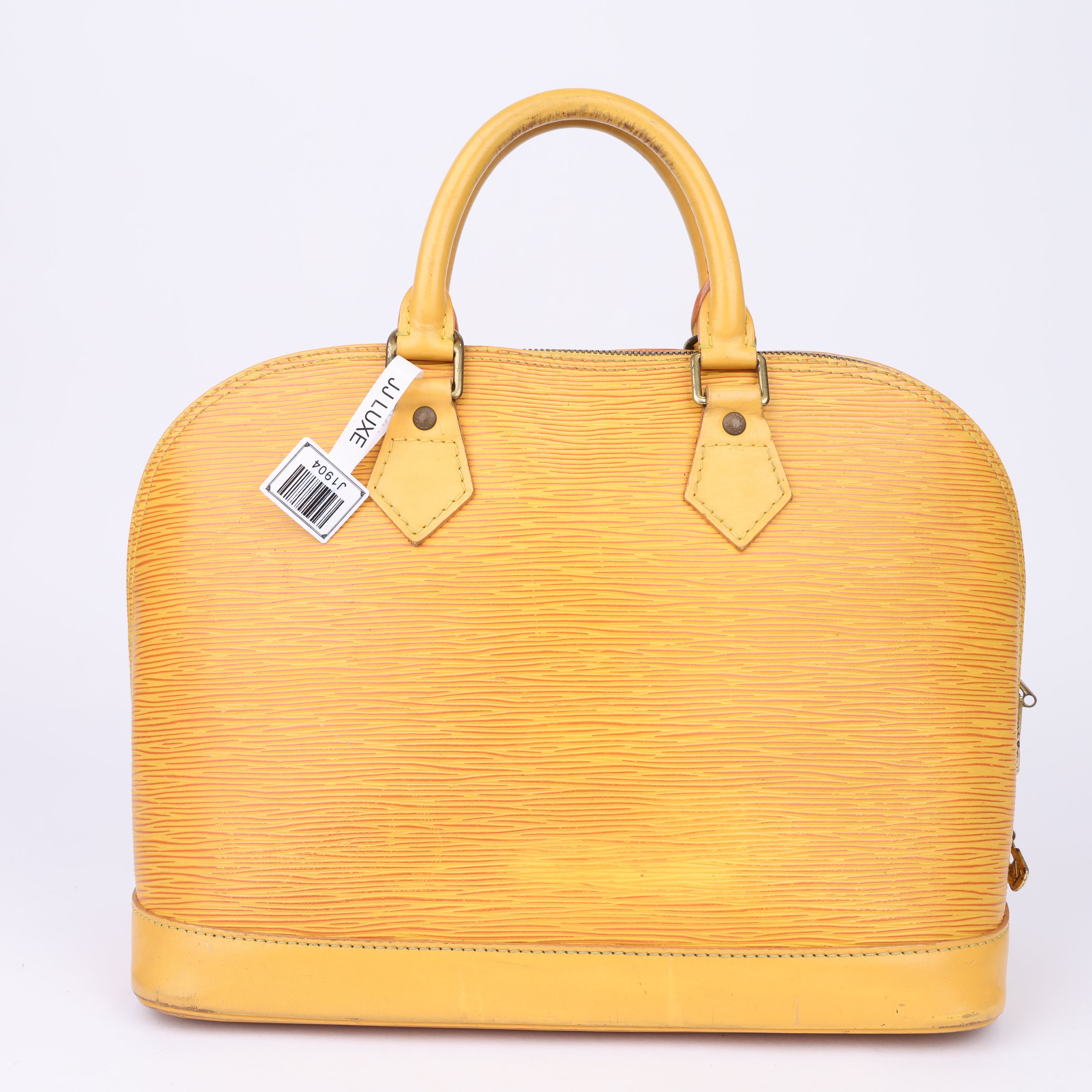 J1904 Louis Vuitton Yellow Epi Alma PM- Pre Owned