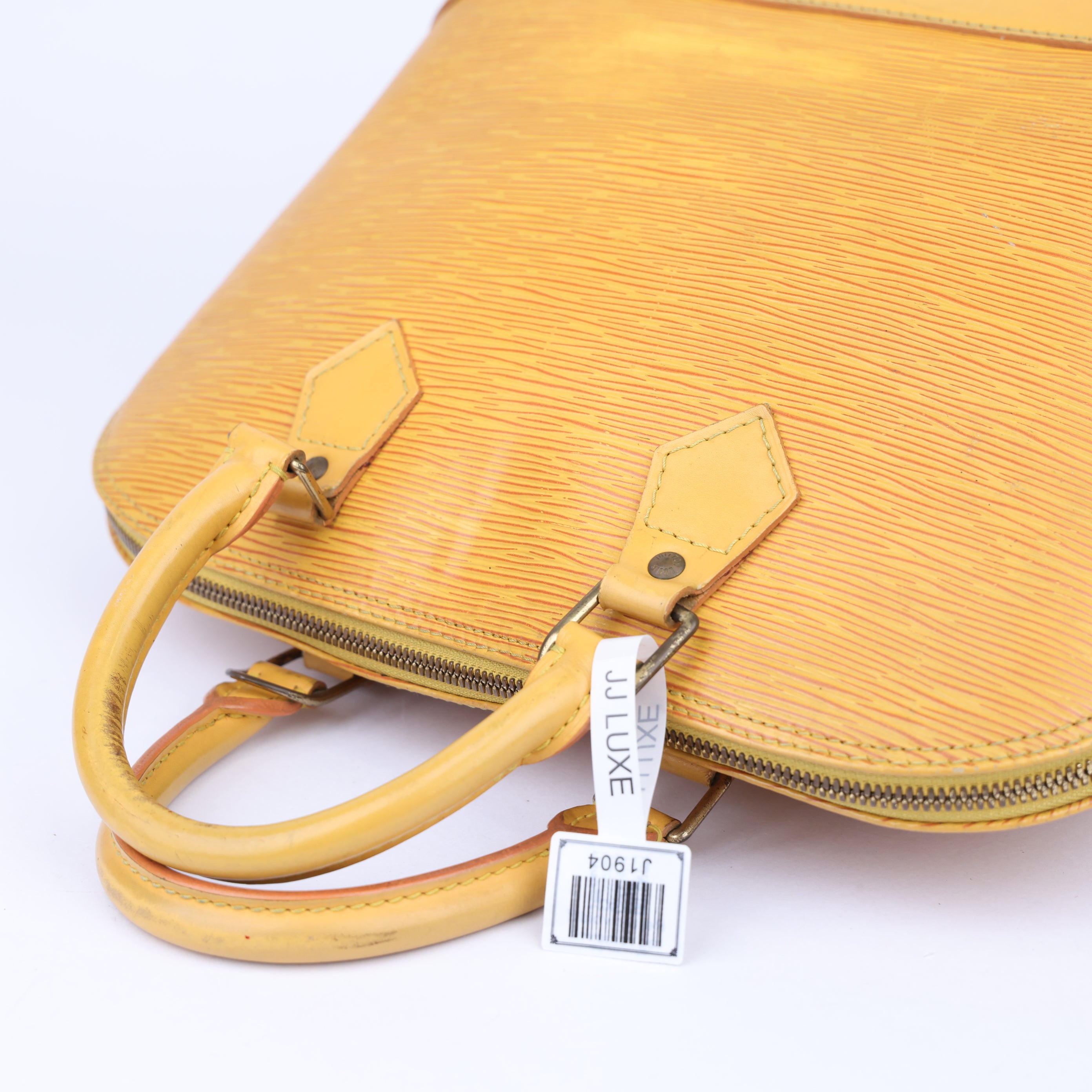 J1904 Louis Vuitton Yellow Epi Alma PM- Pre Owned